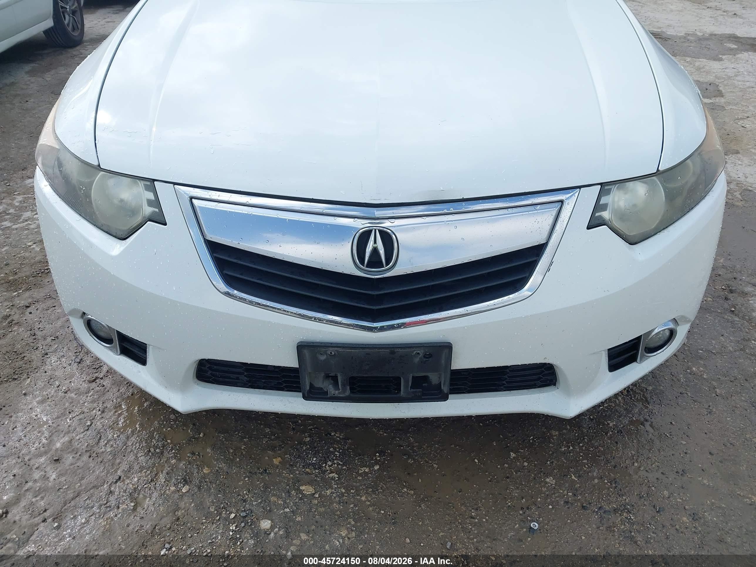 2014 Acura Tsx 2.4 White vin: JH4CU2F43EC003552