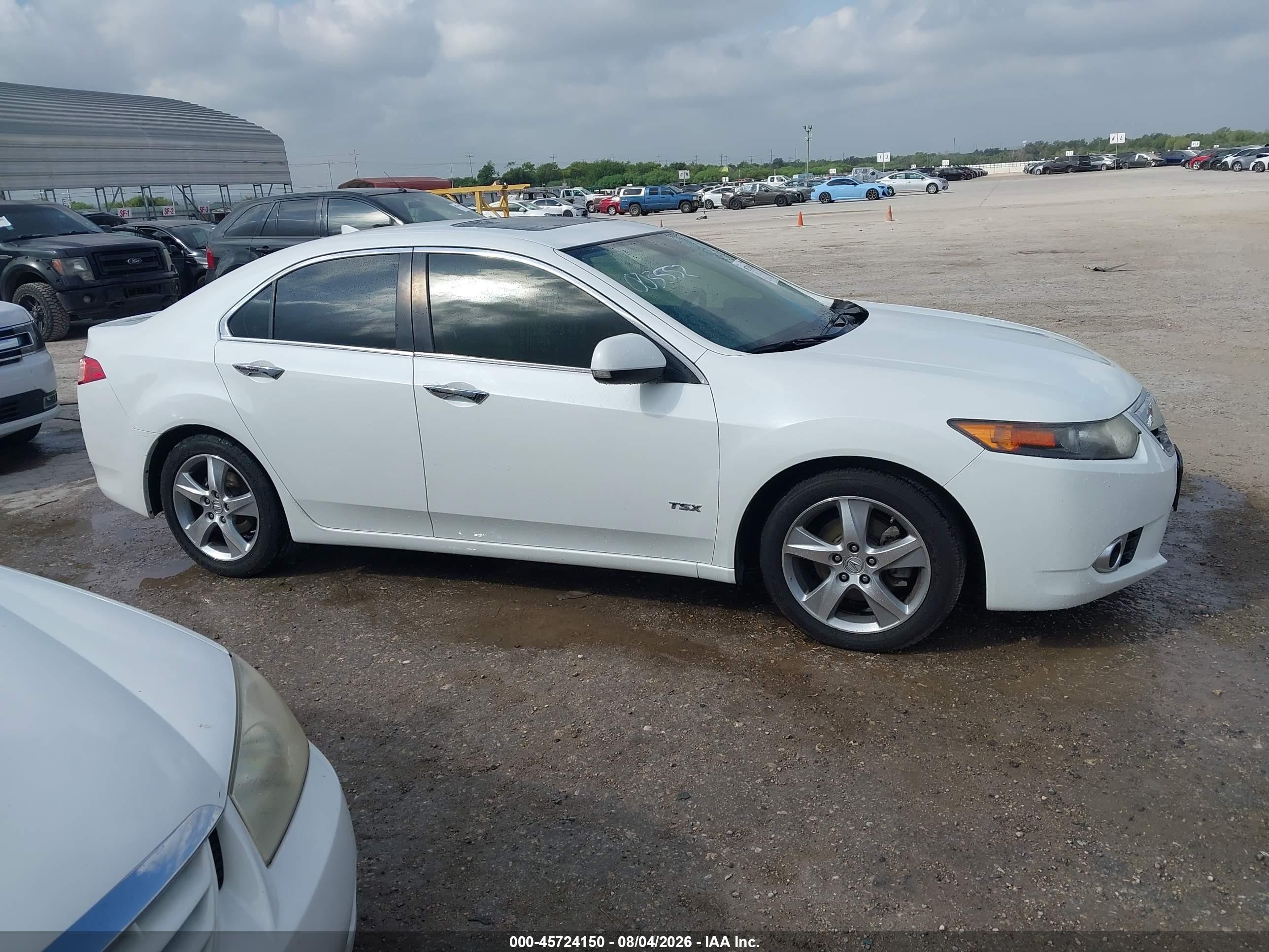2014 Acura Tsx 2.4 White vin: JH4CU2F43EC003552