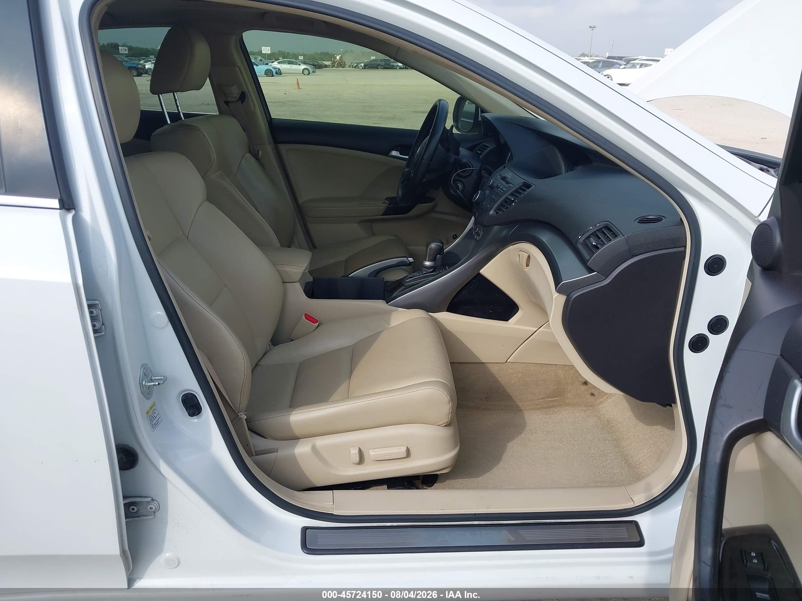 2014 Acura Tsx 2.4 White vin: JH4CU2F43EC003552