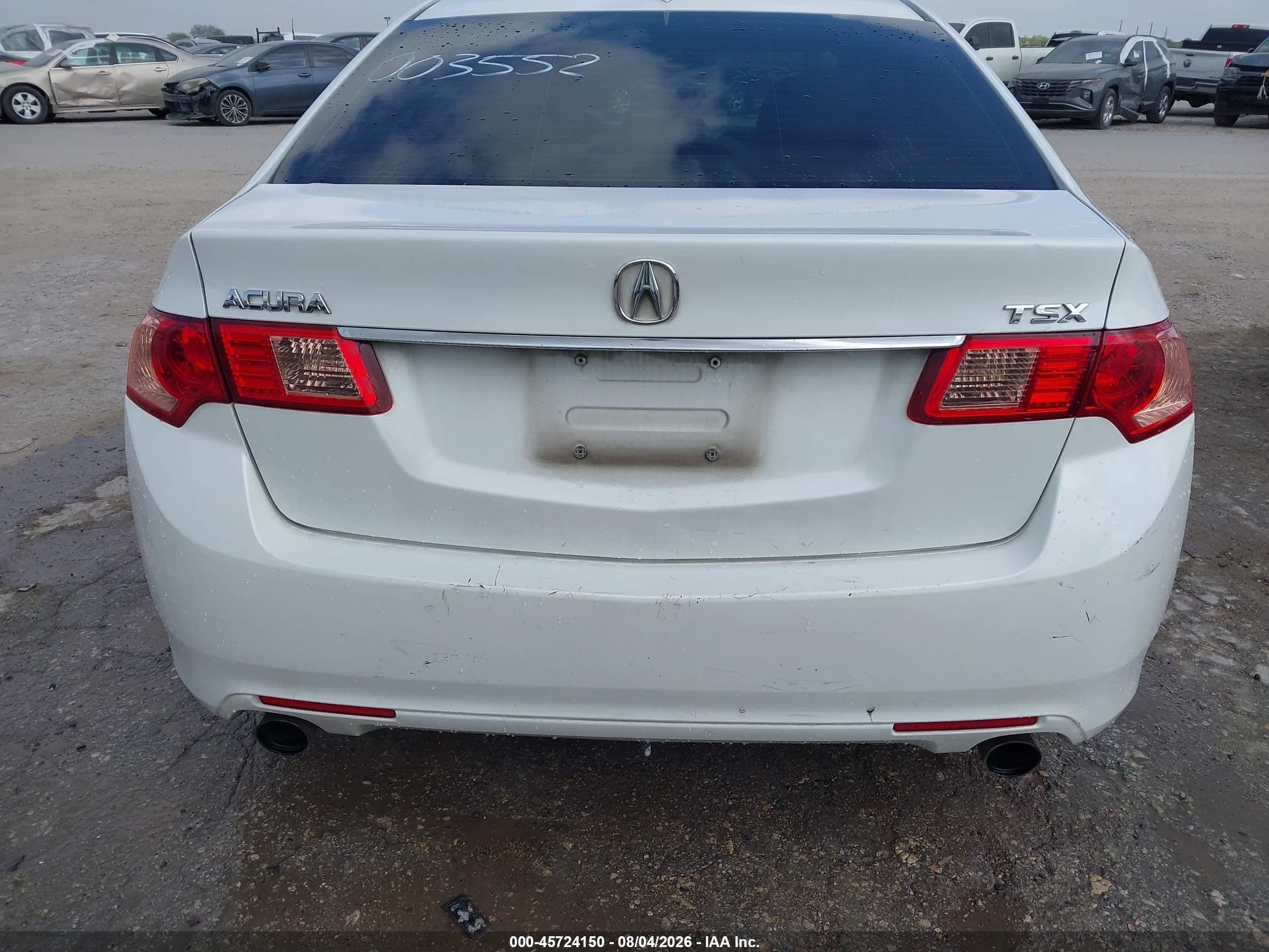 2014 Acura Tsx 2.4 White vin: JH4CU2F43EC003552