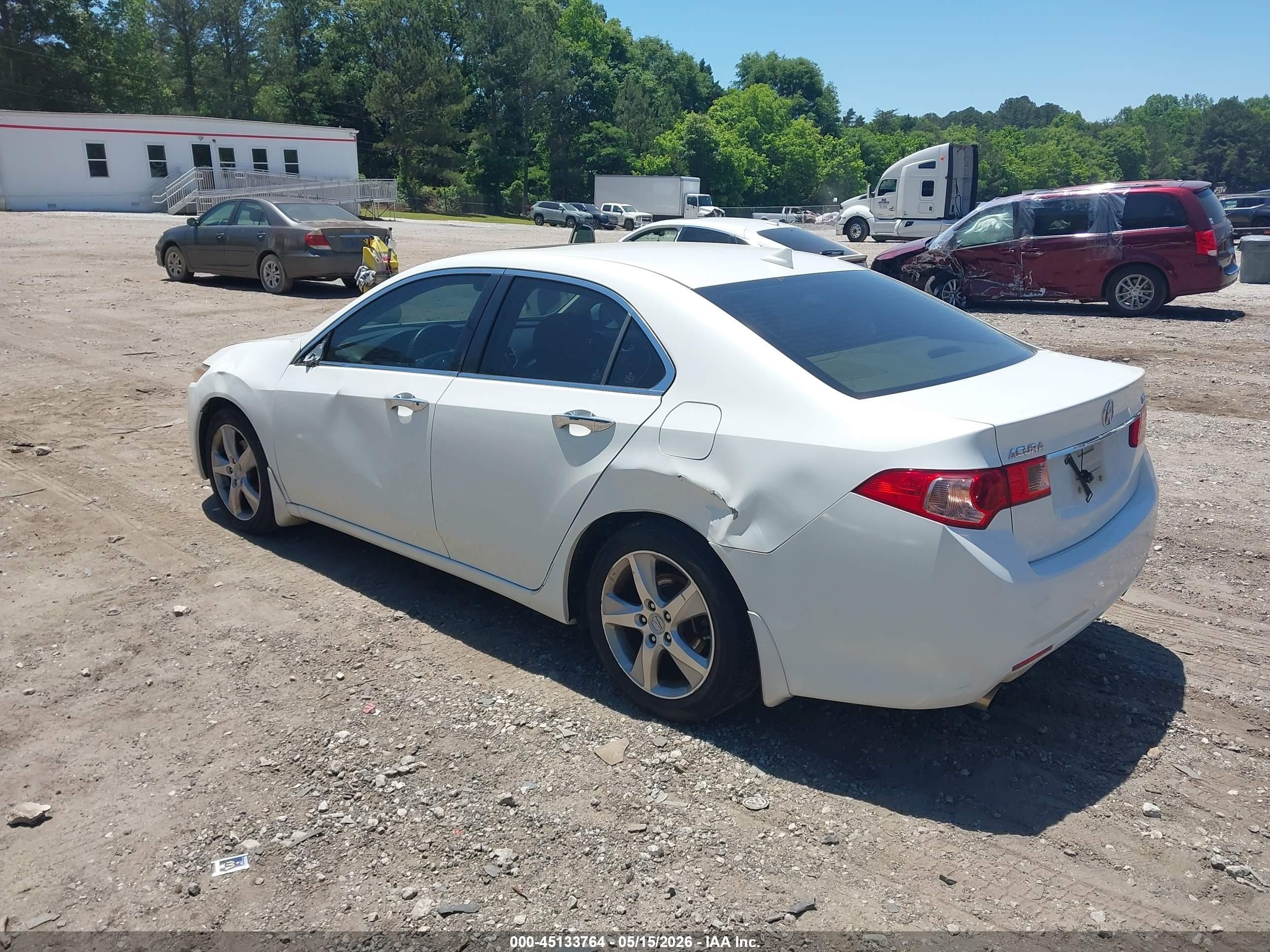 2012 Acura Tsx 2.4 Белый vin: JH4CU2F44CC003413