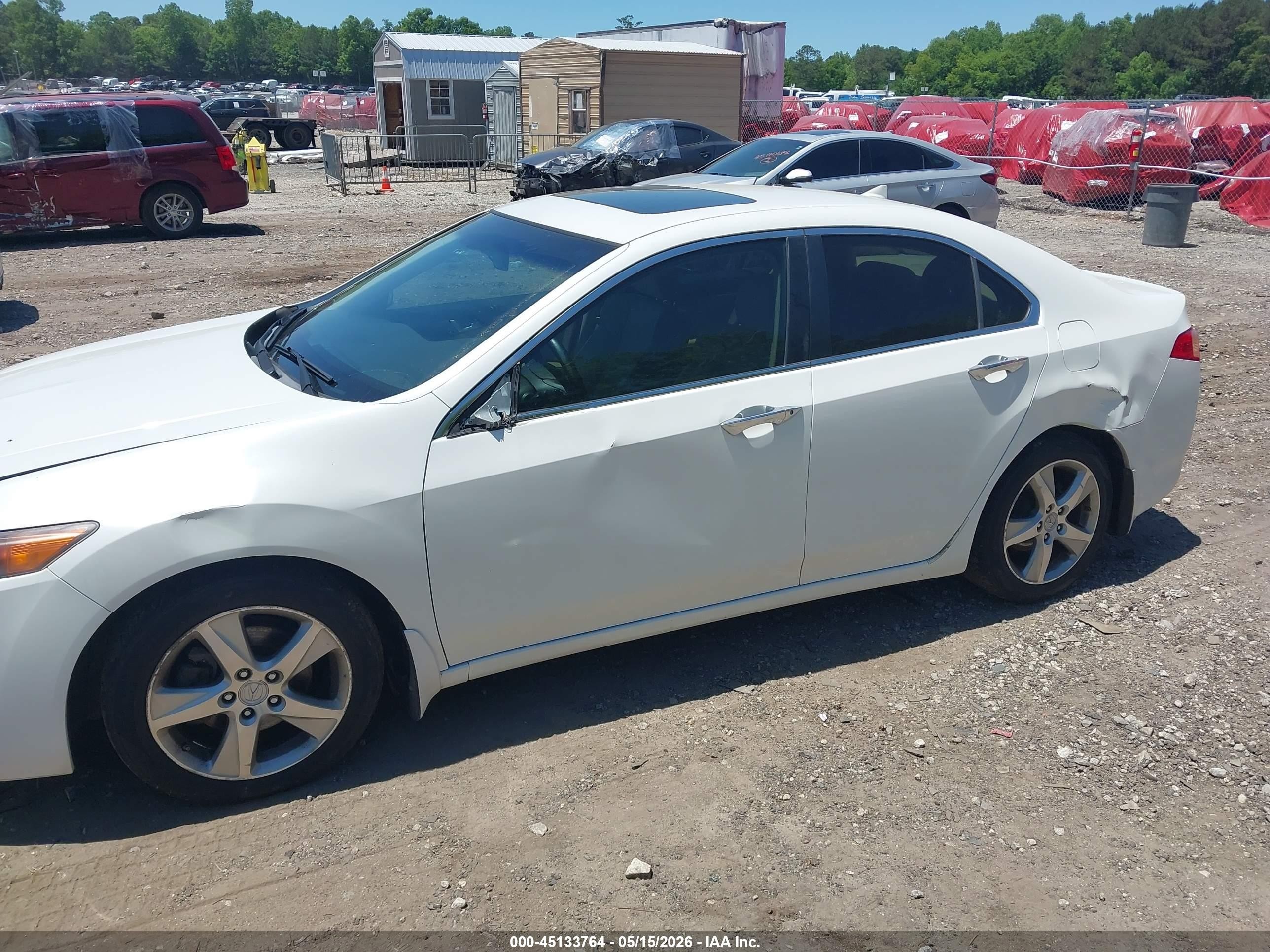 2012 Acura Tsx 2.4 Белый vin: JH4CU2F44CC003413