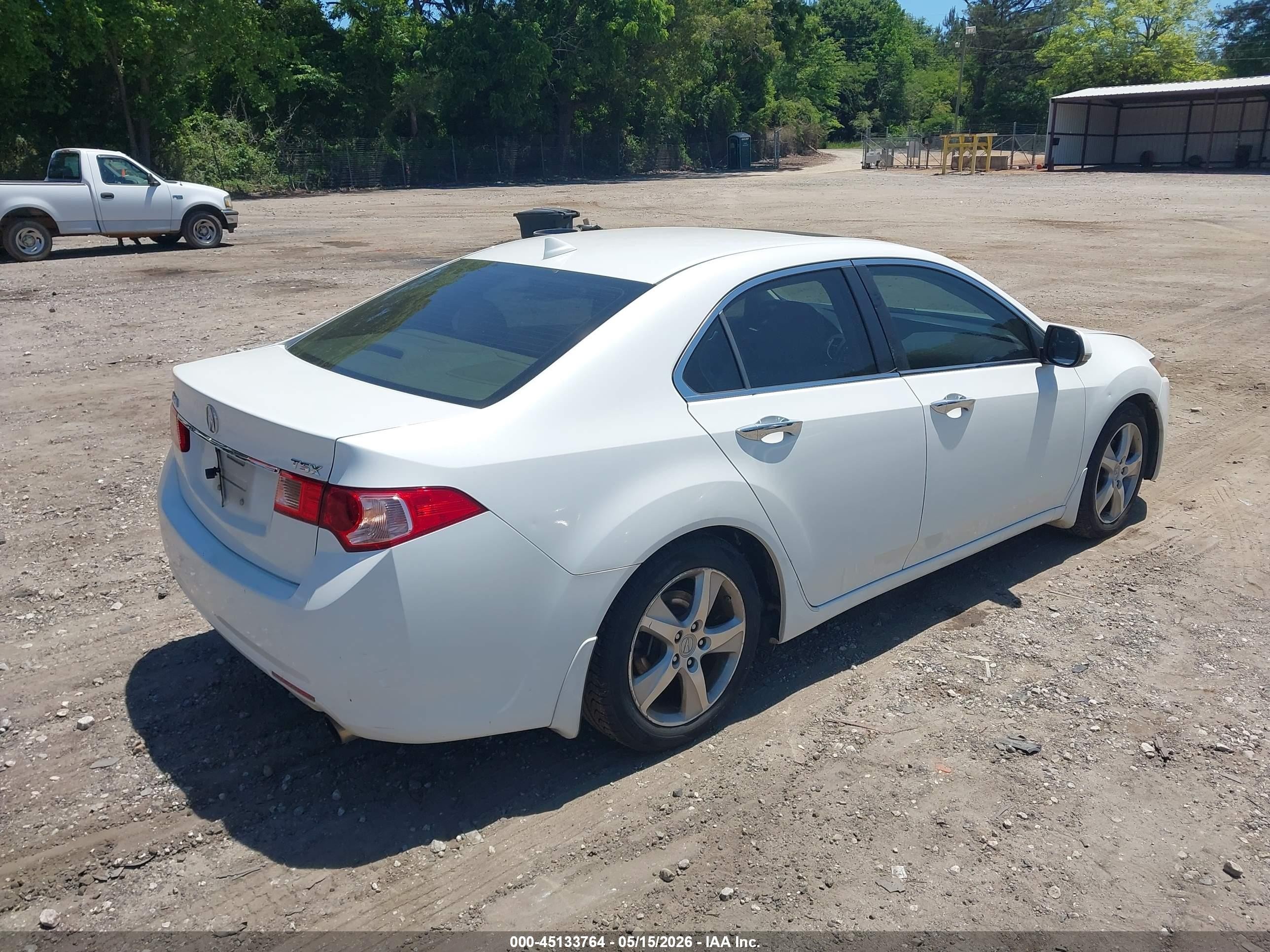2012 Acura Tsx 2.4 Белый vin: JH4CU2F44CC003413