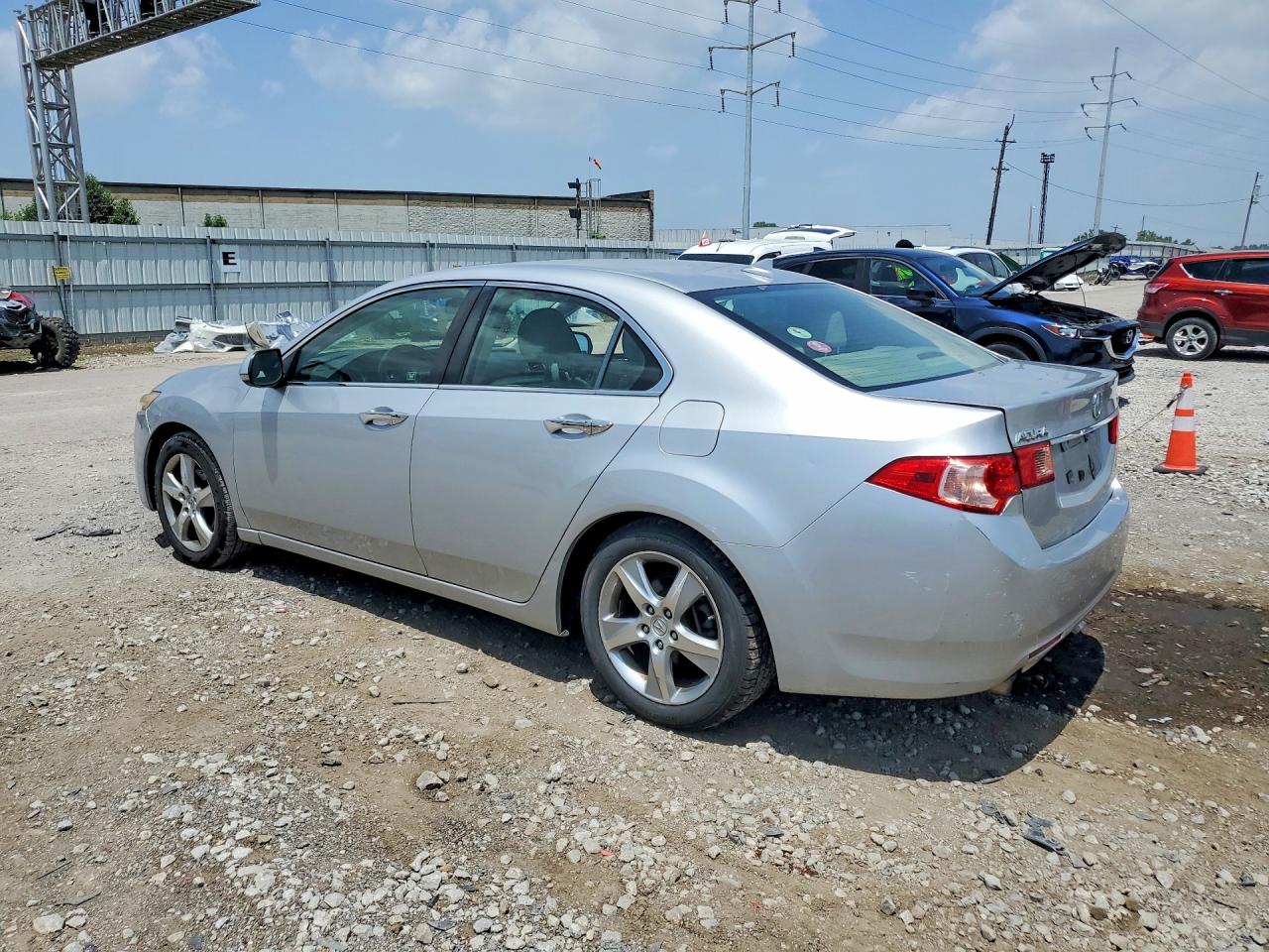 2012 Acura Tsx Silver vin: JH4CU2F44CC011222