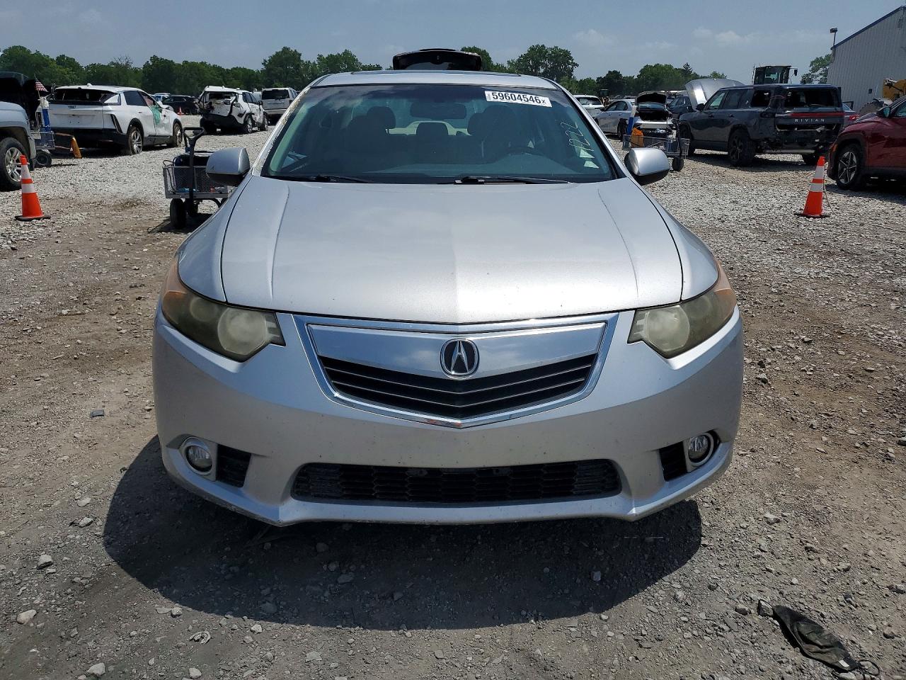 2012 Acura Tsx Silver vin: JH4CU2F44CC011222