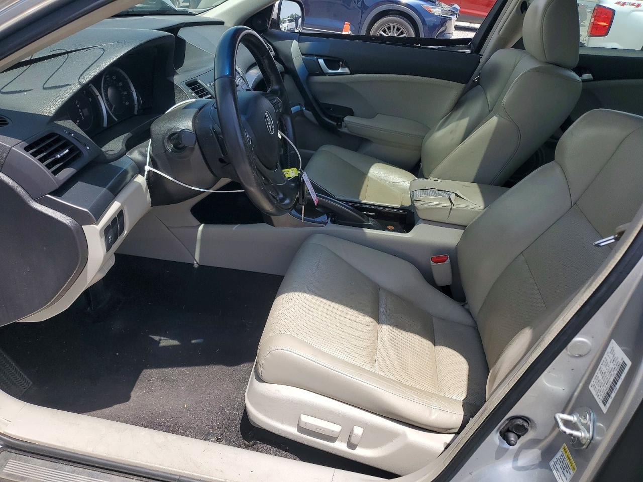 2012 Acura Tsx Silver vin: JH4CU2F44CC011222