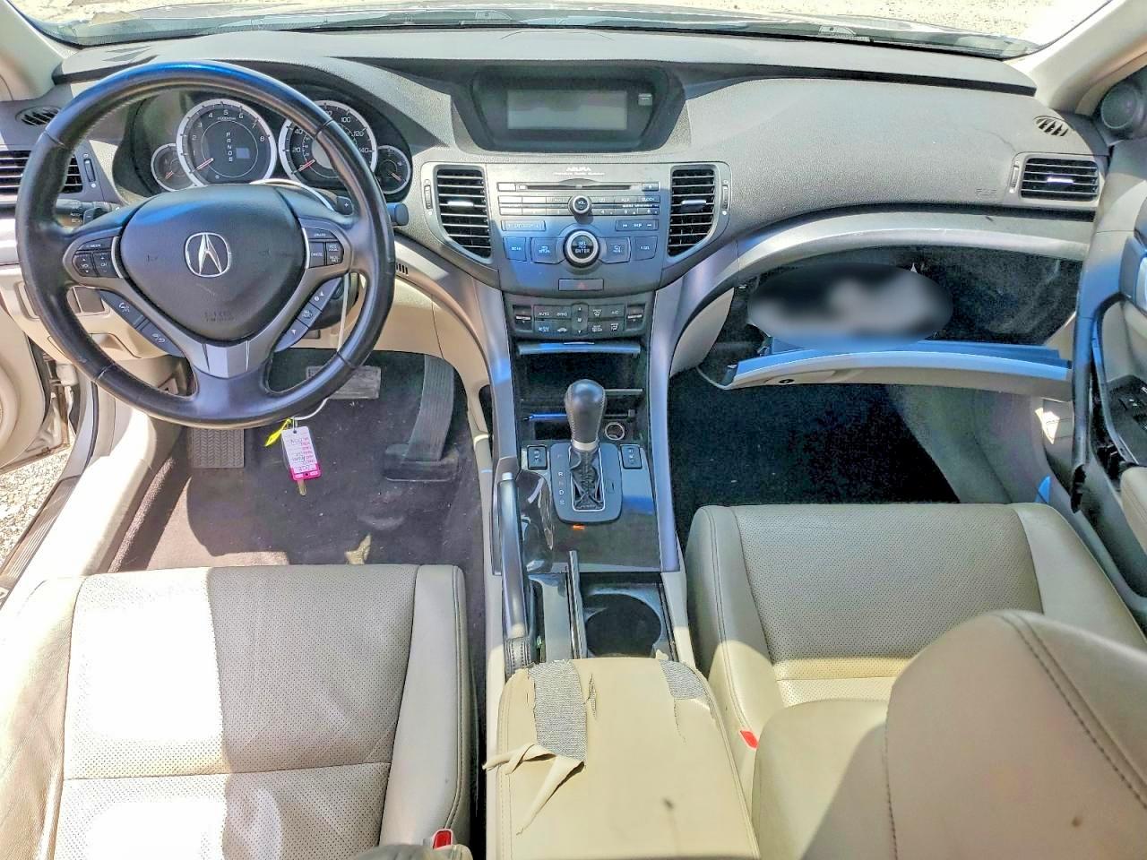2012 Acura Tsx Silver vin: JH4CU2F44CC011222
