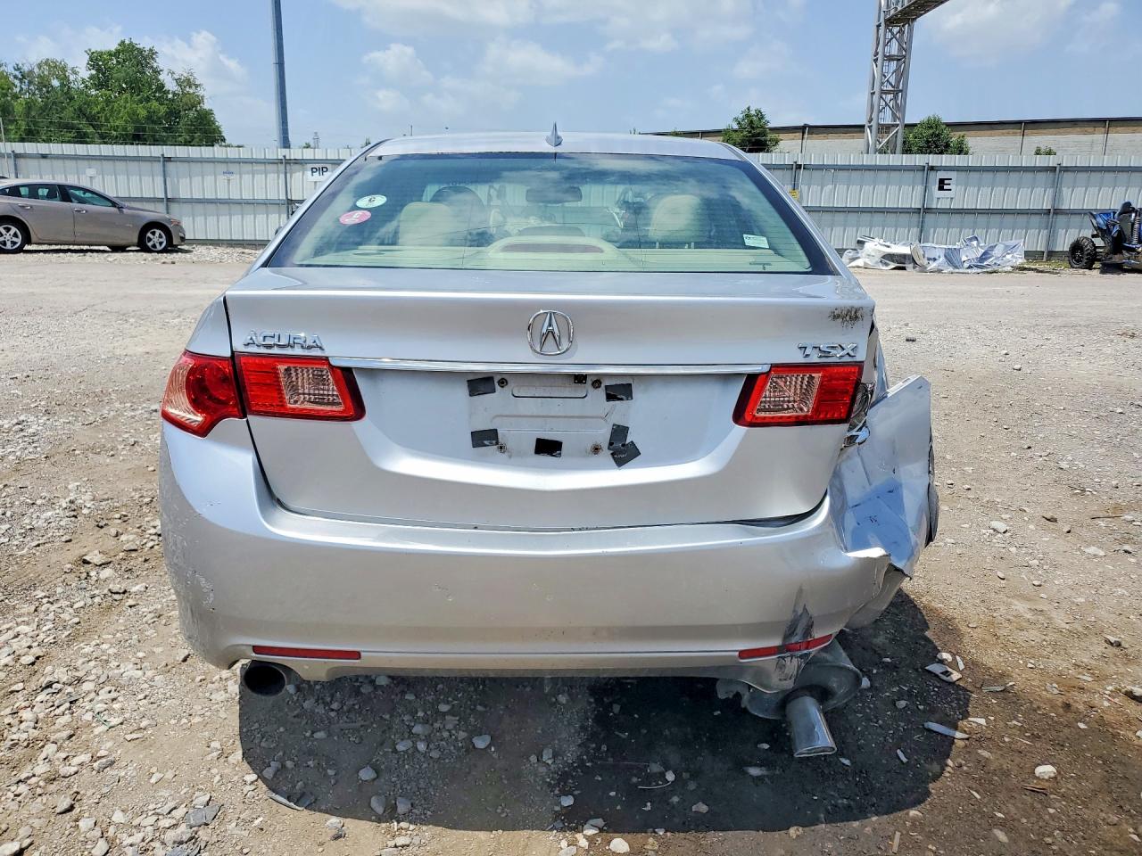 2012 Acura Tsx Silver vin: JH4CU2F44CC011222
