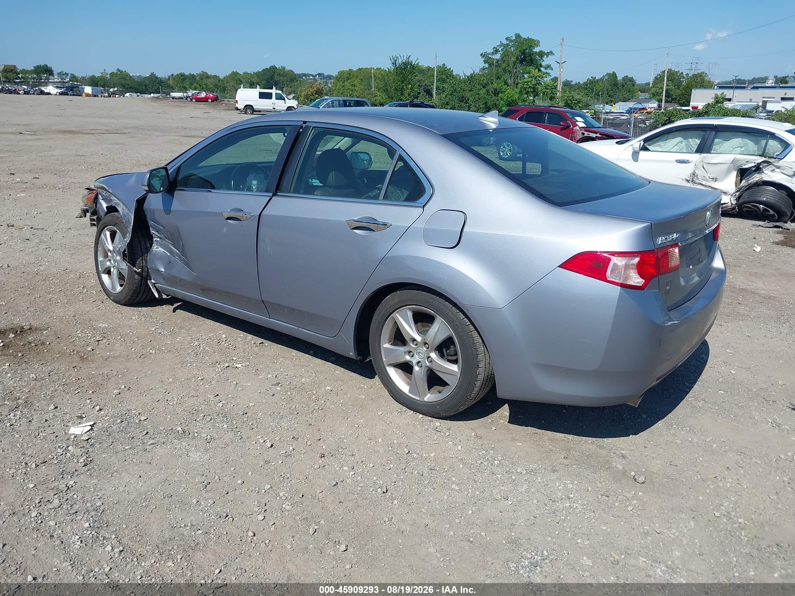 2012 Acura Tsx 2.4 Silver vin: JH4CU2F44CC012127