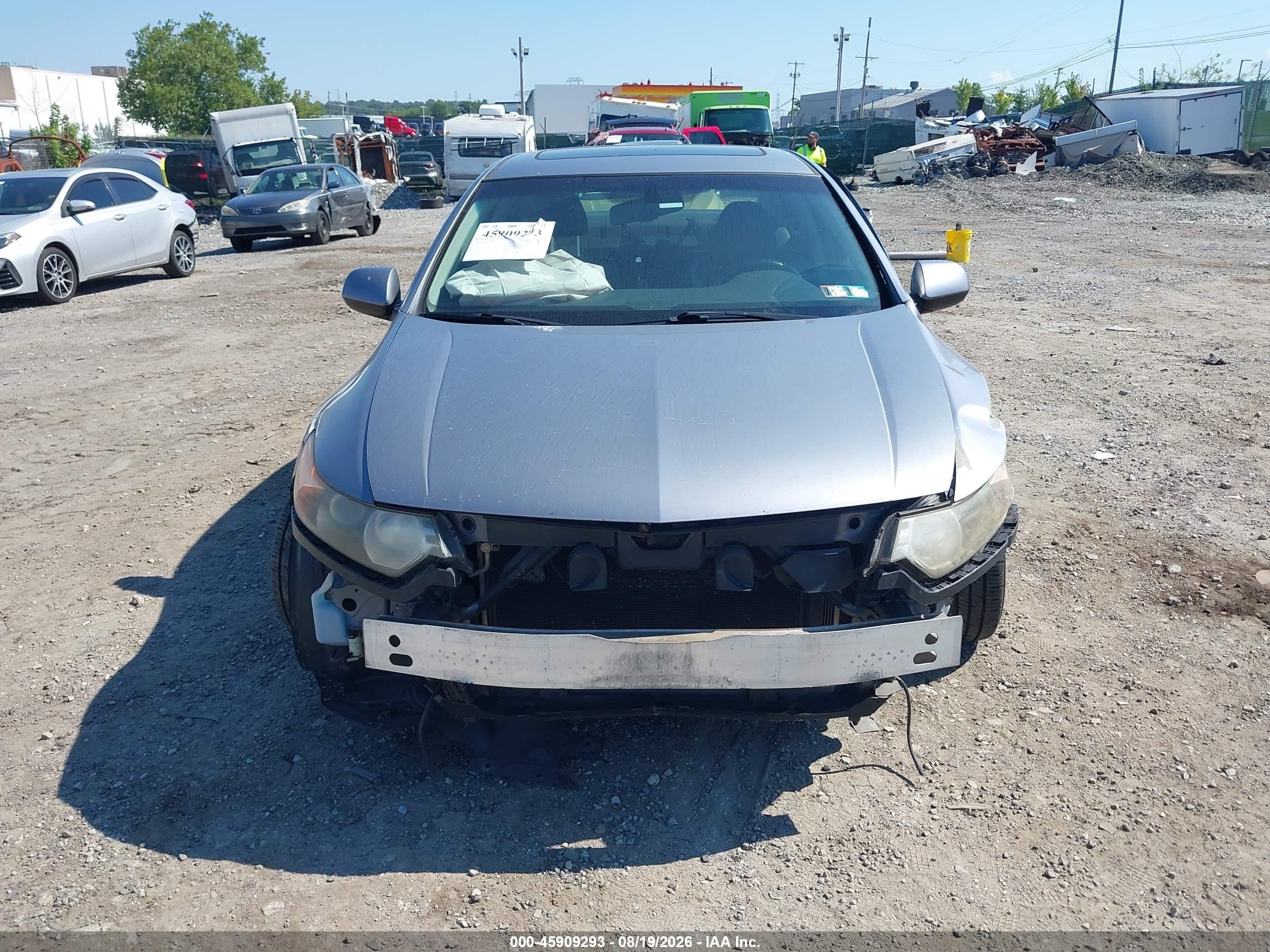 2012 Acura Tsx 2.4 Silver vin: JH4CU2F44CC012127