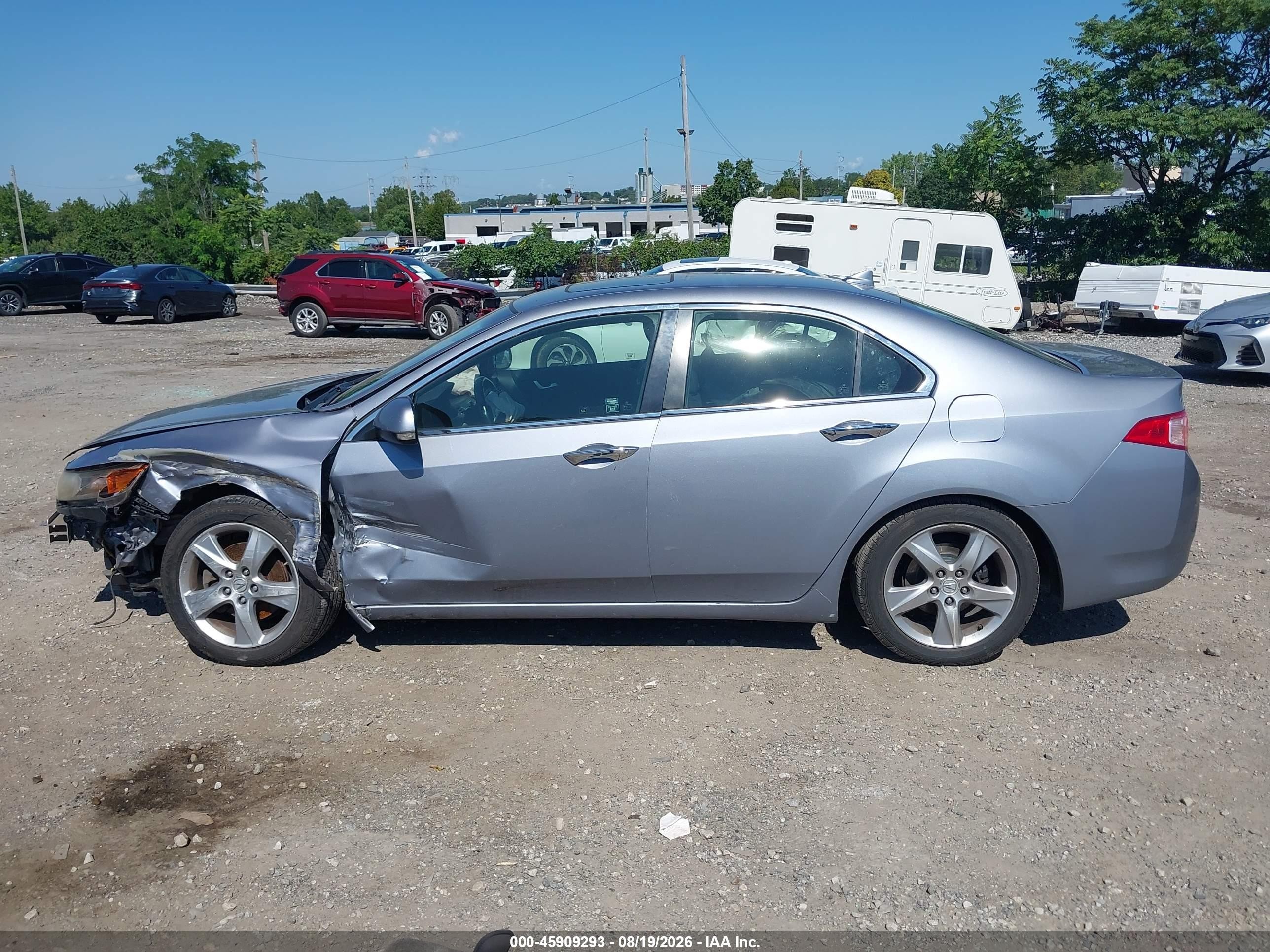 2012 Acura Tsx 2.4 Silver vin: JH4CU2F44CC012127