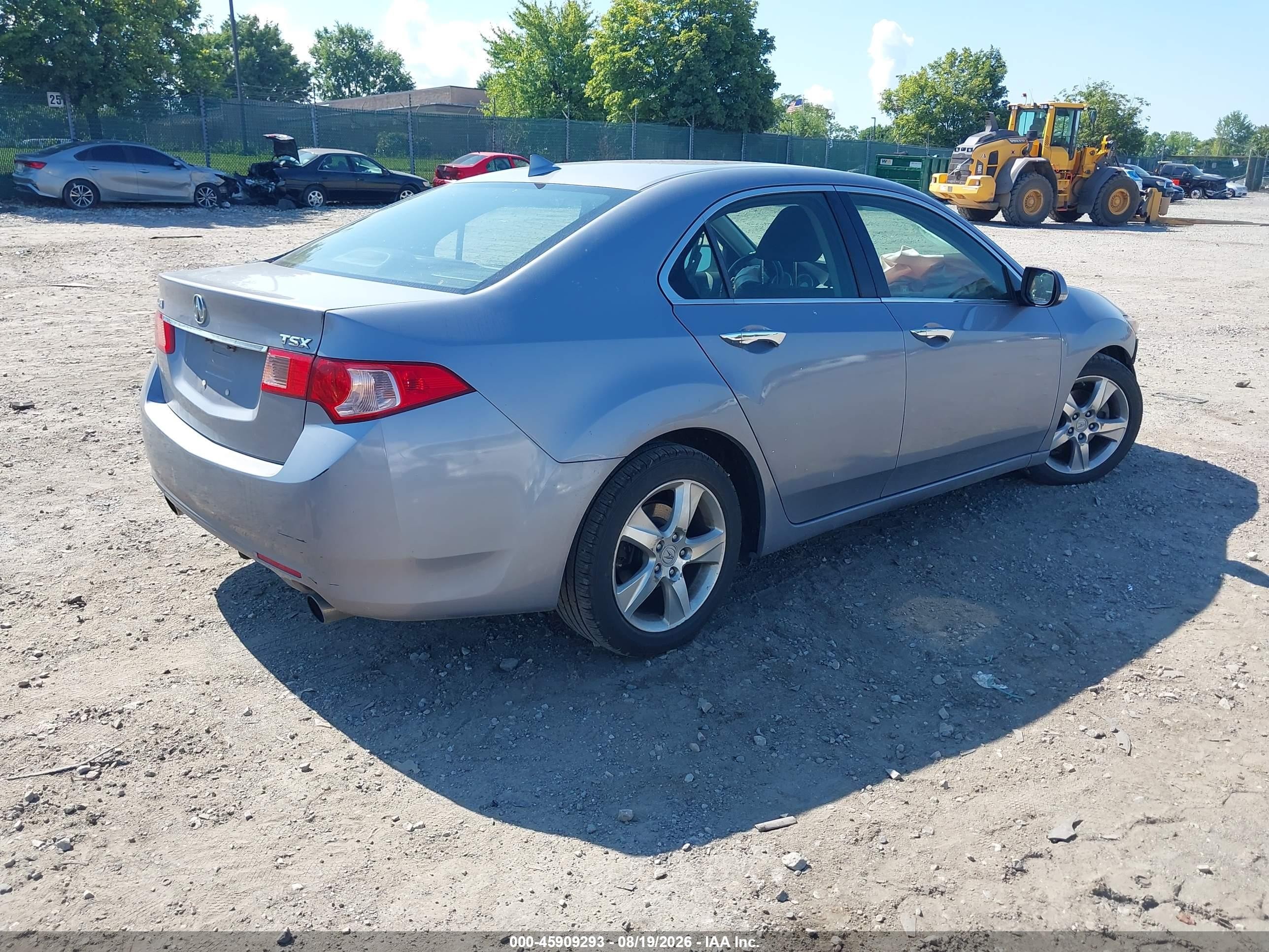 2012 Acura Tsx 2.4 Silver vin: JH4CU2F44CC012127