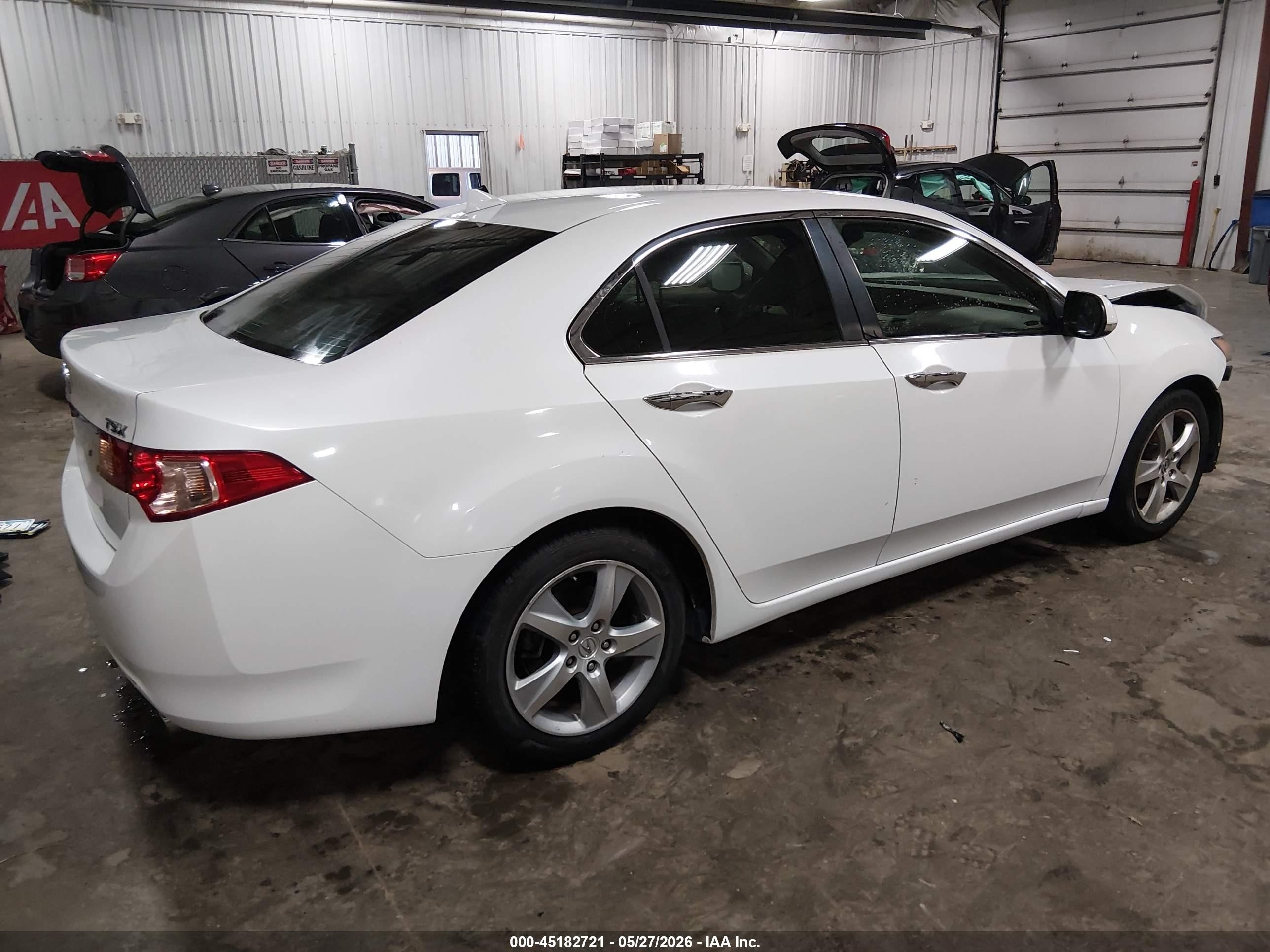 2012 Acura Tsx 2.4 White vin: JH4CU2F44CC012936