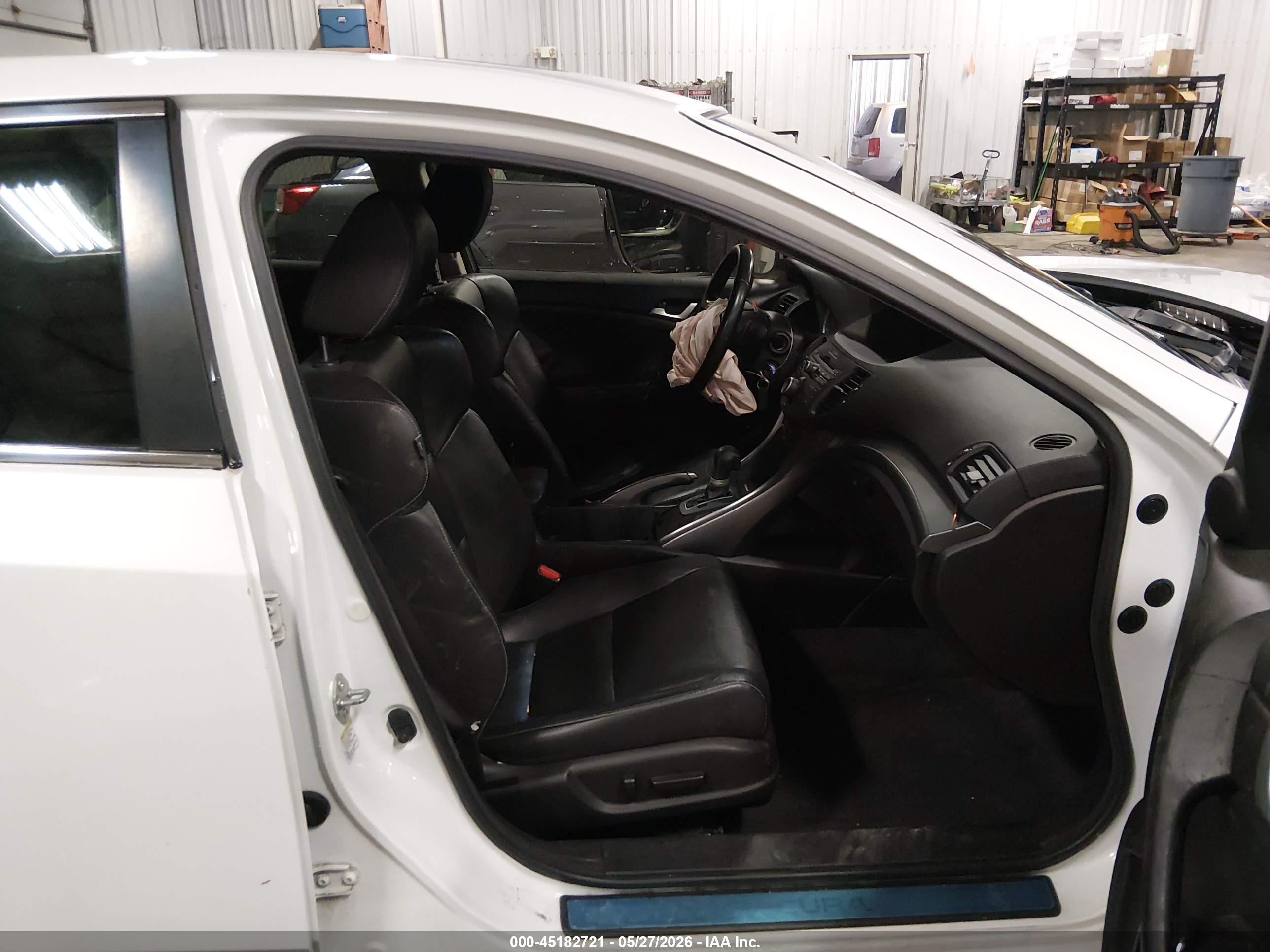 2012 Acura Tsx 2.4 White vin: JH4CU2F44CC012936