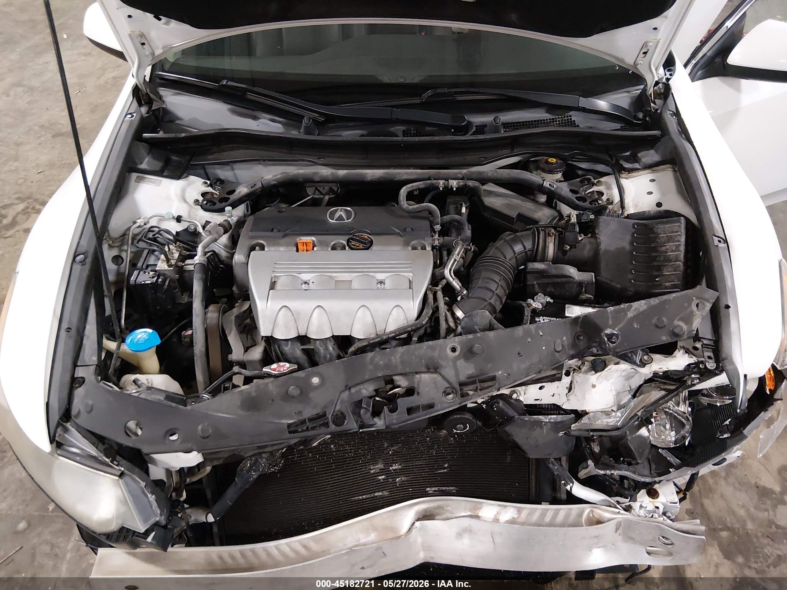 2012 Acura Tsx 2.4 White vin: JH4CU2F44CC012936