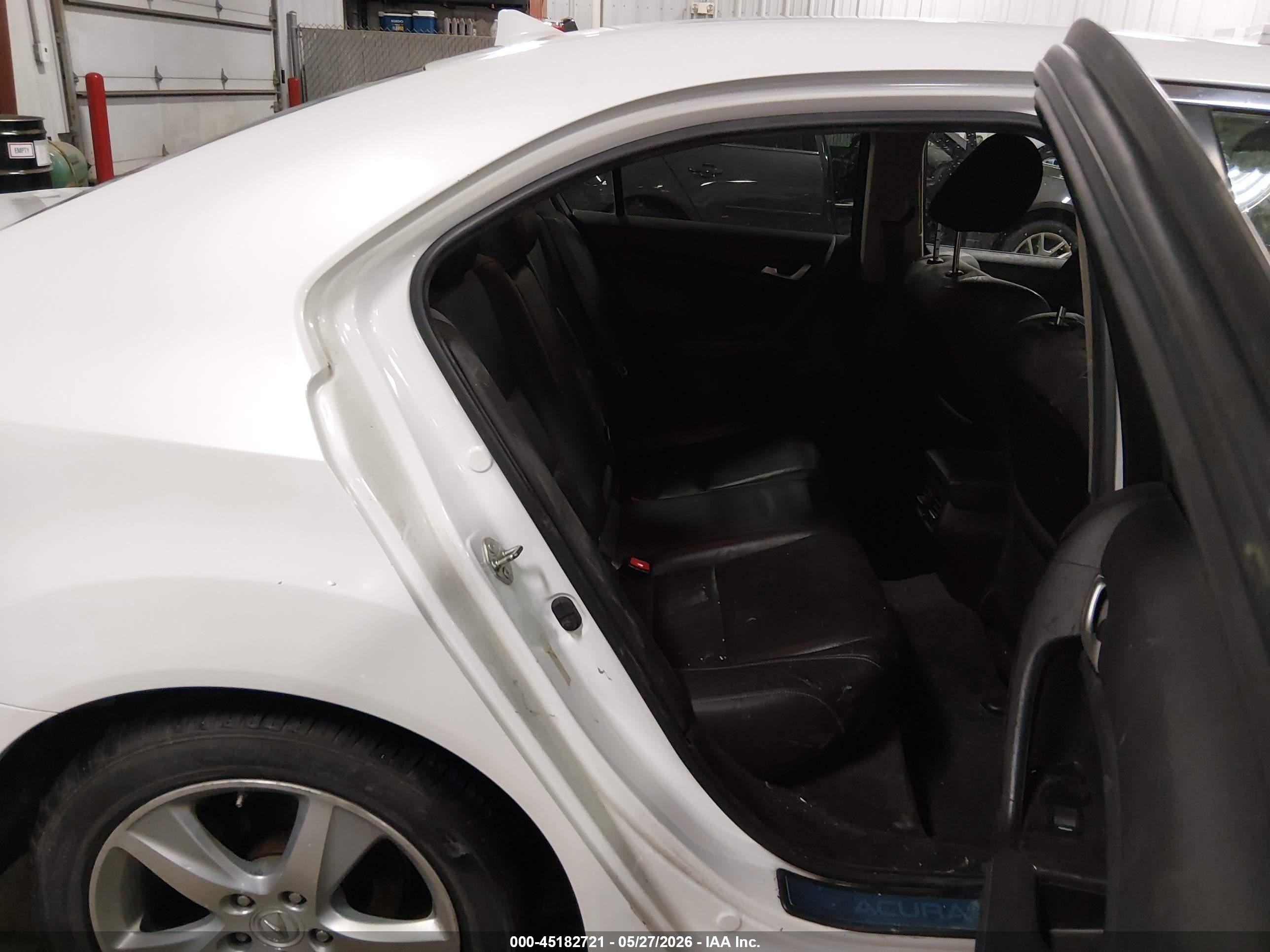2012 Acura Tsx 2.4 White vin: JH4CU2F44CC012936