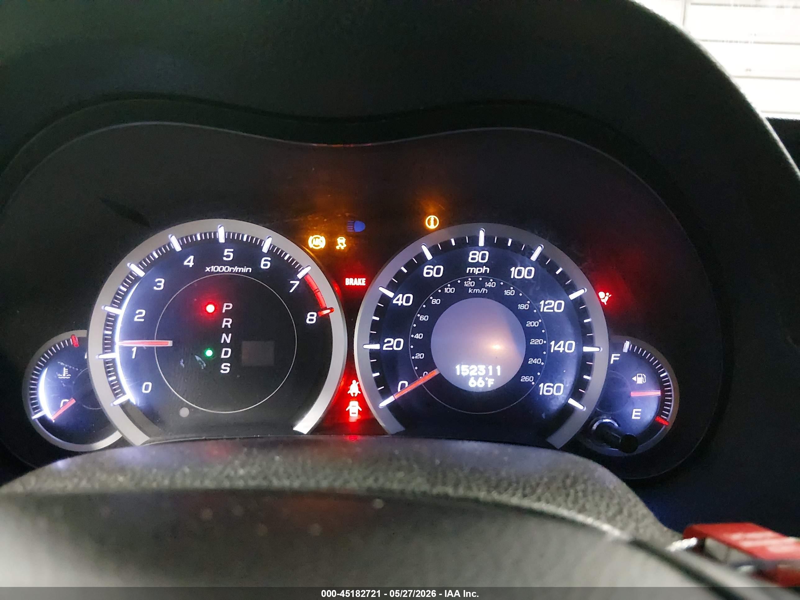 2012 Acura Tsx 2.4 White vin: JH4CU2F44CC012936