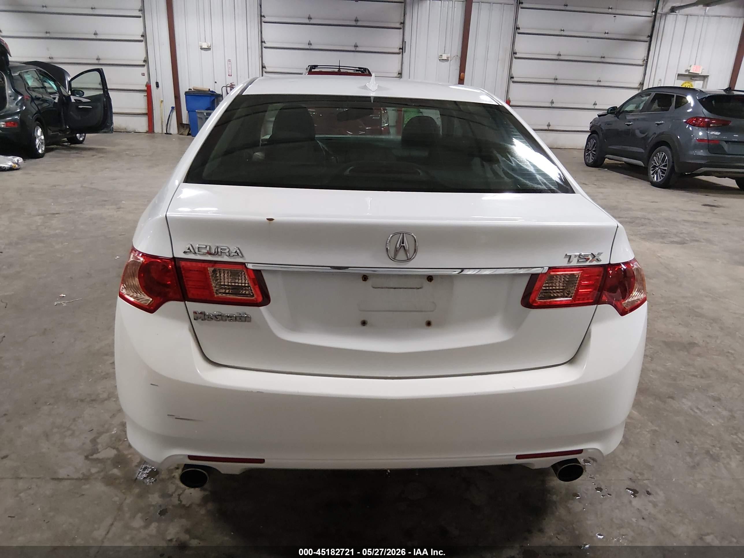 2012 Acura Tsx 2.4 White vin: JH4CU2F44CC012936