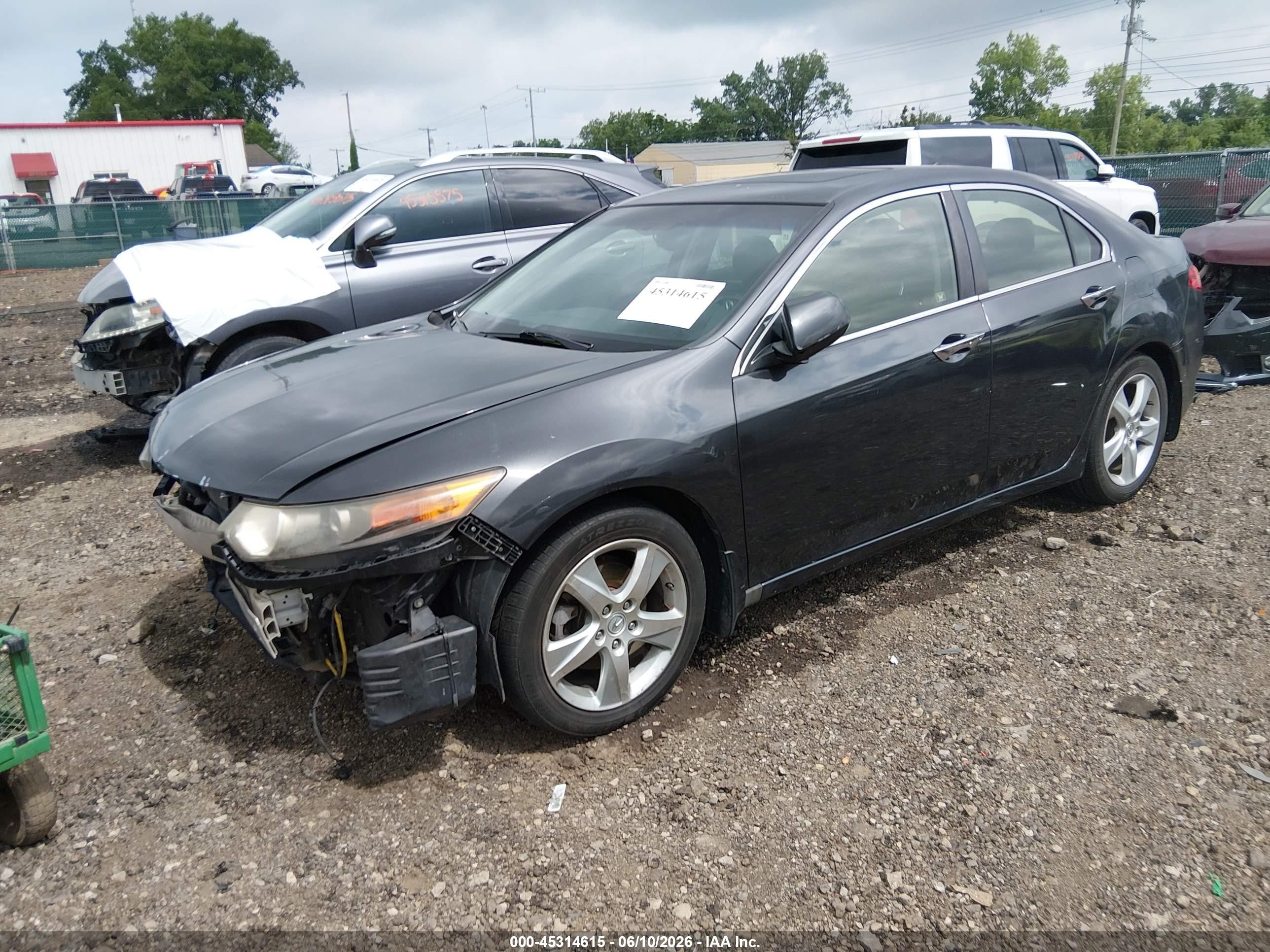 2012 Acura Tsx 2.4 Black vin: JH4CU2F44CC016730