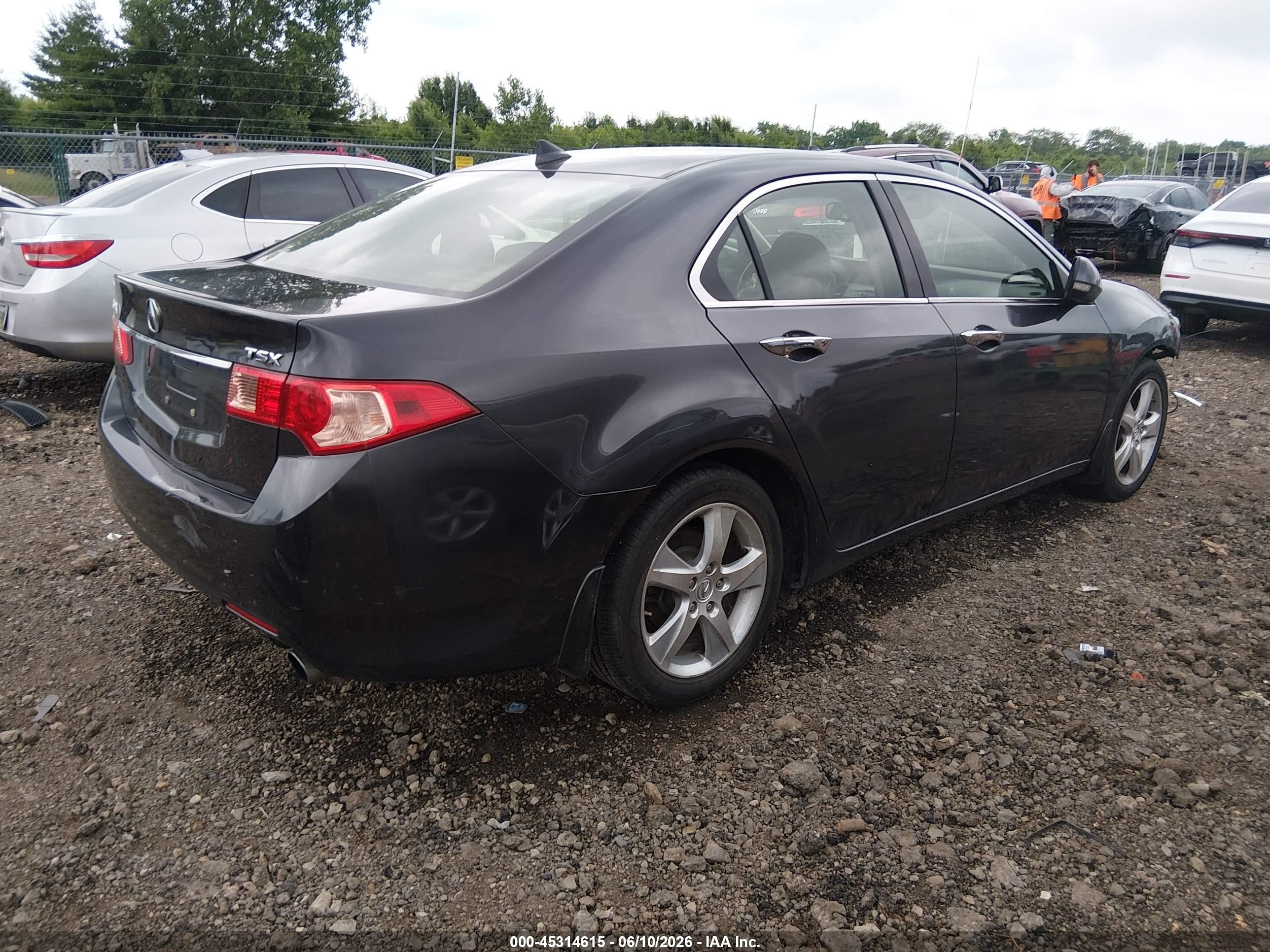 2012 Acura Tsx 2.4 Black vin: JH4CU2F44CC016730