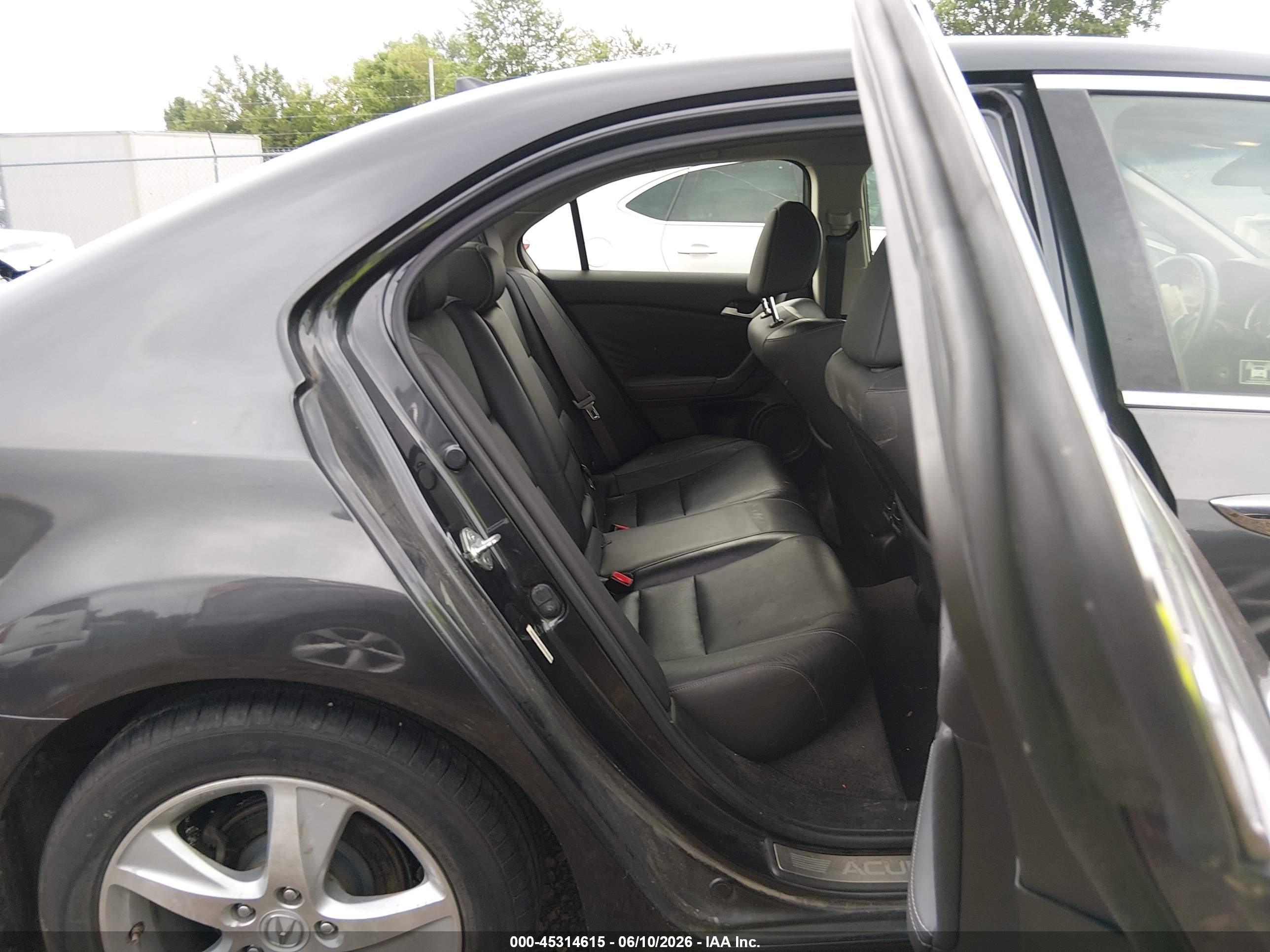 2012 Acura Tsx 2.4 Black vin: JH4CU2F44CC016730
