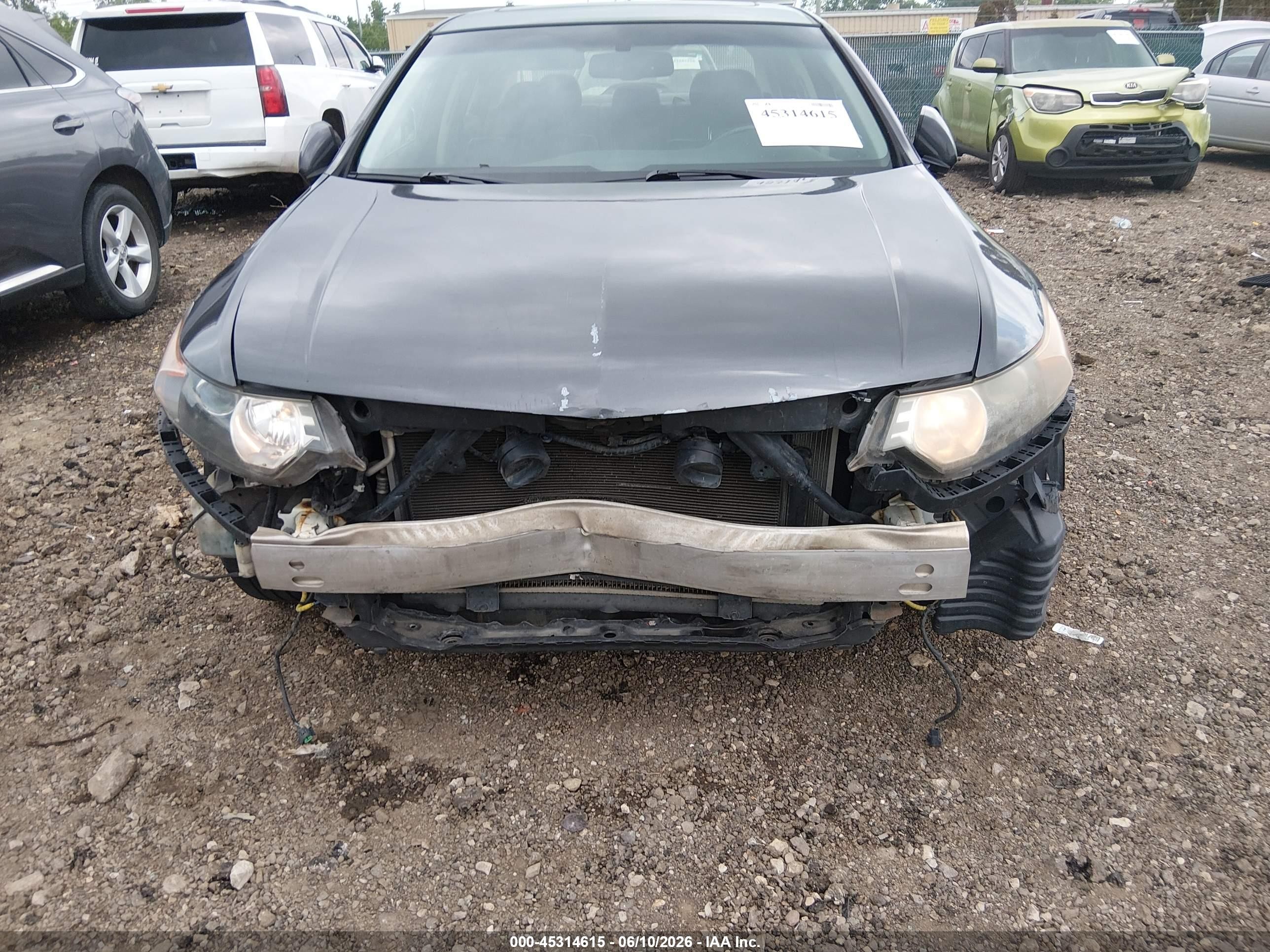 2012 Acura Tsx 2.4 Black vin: JH4CU2F44CC016730