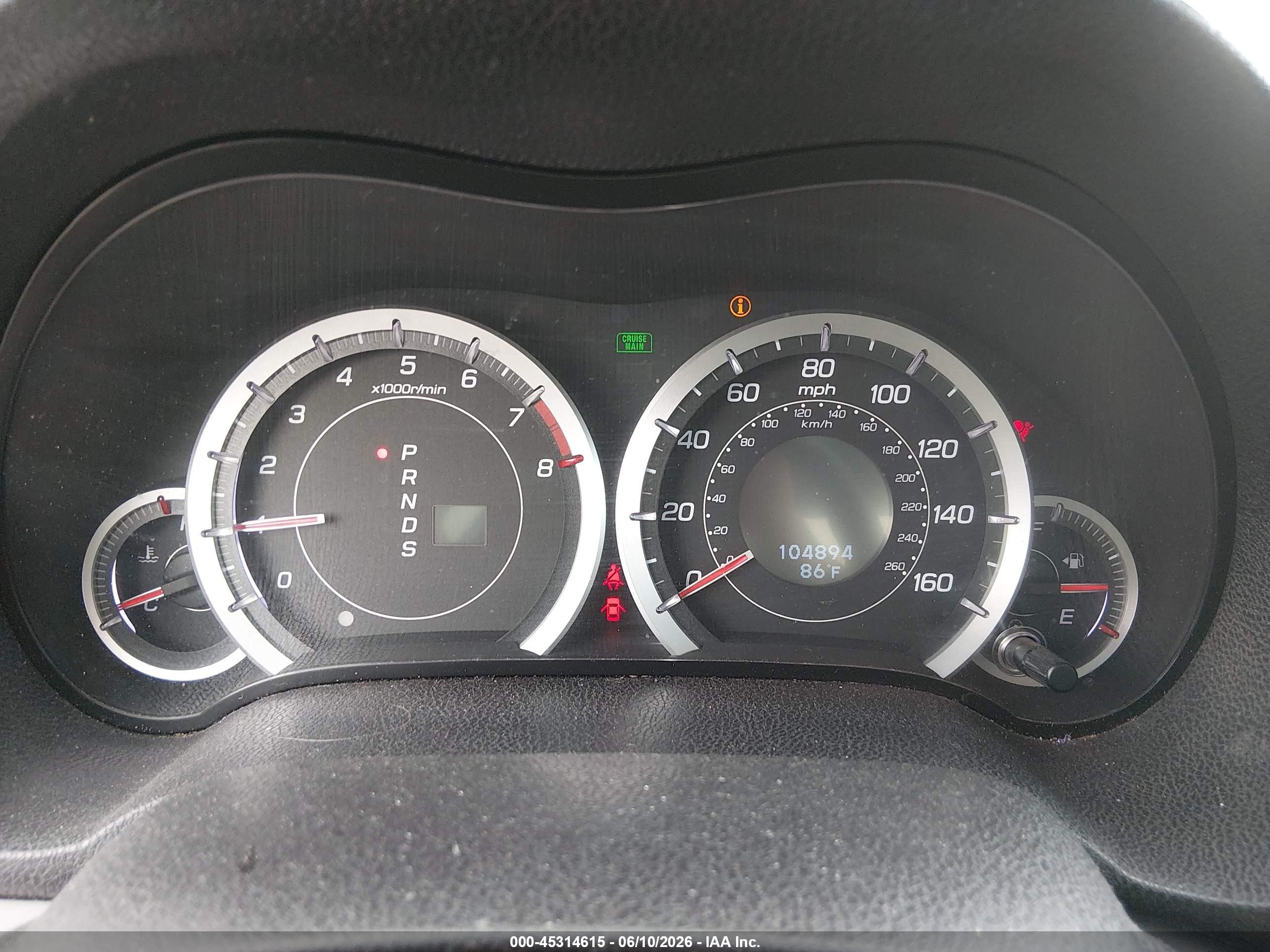 2012 Acura Tsx 2.4 Black vin: JH4CU2F44CC016730