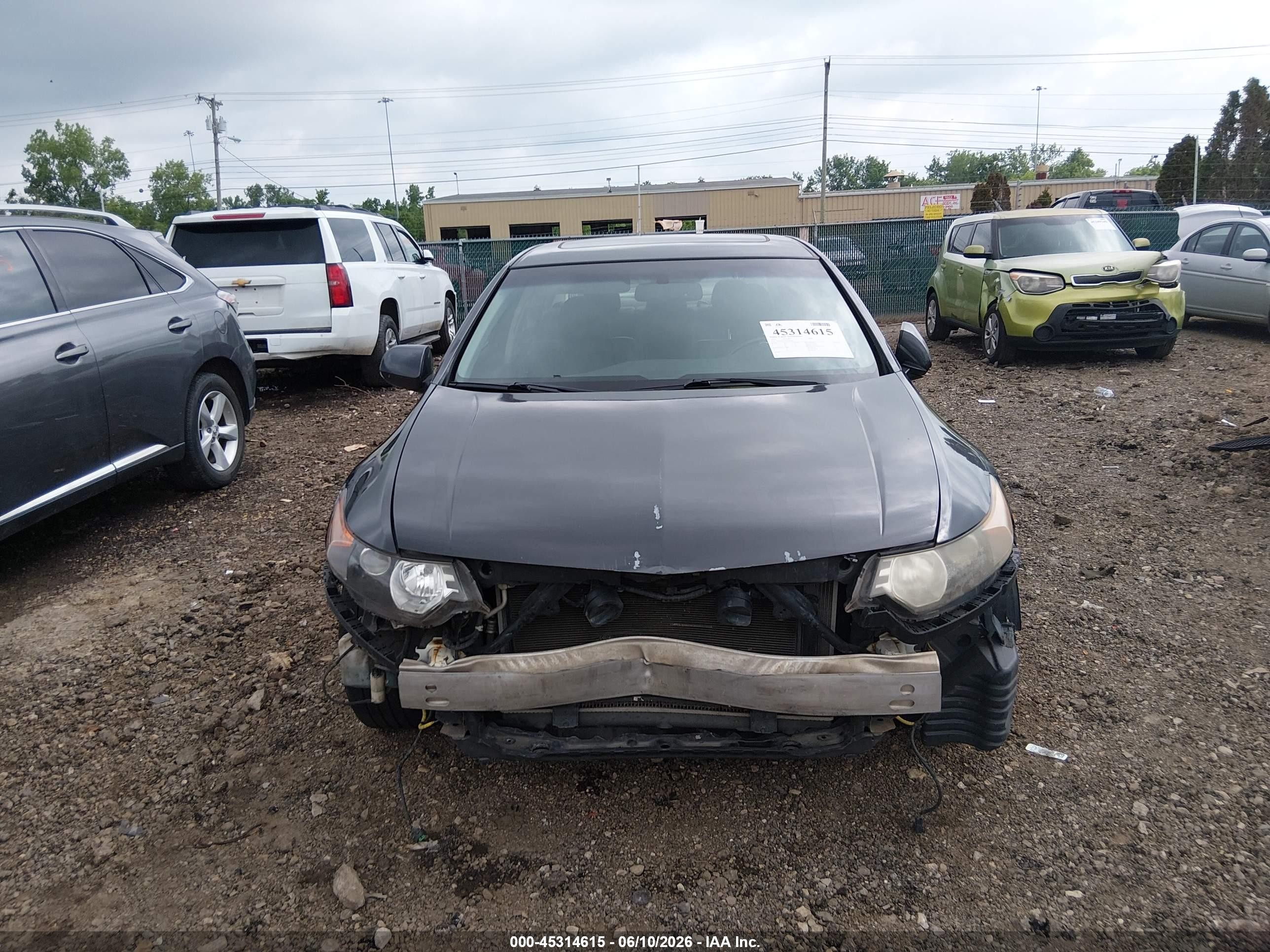 2012 Acura Tsx 2.4 Black vin: JH4CU2F44CC016730