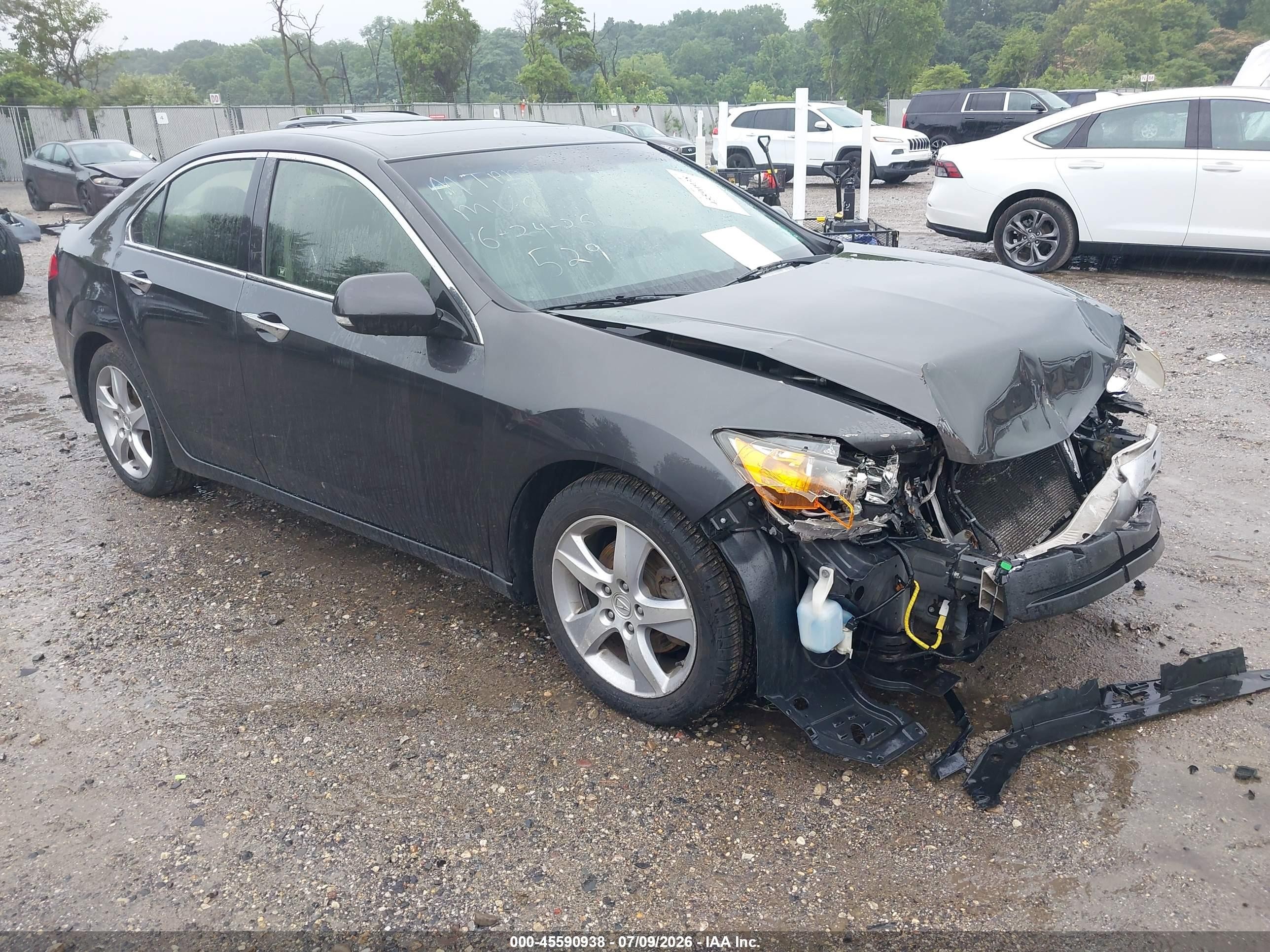 2012 Acura Tsx 2.4 Серый vin: JH4CU2F44CC027694