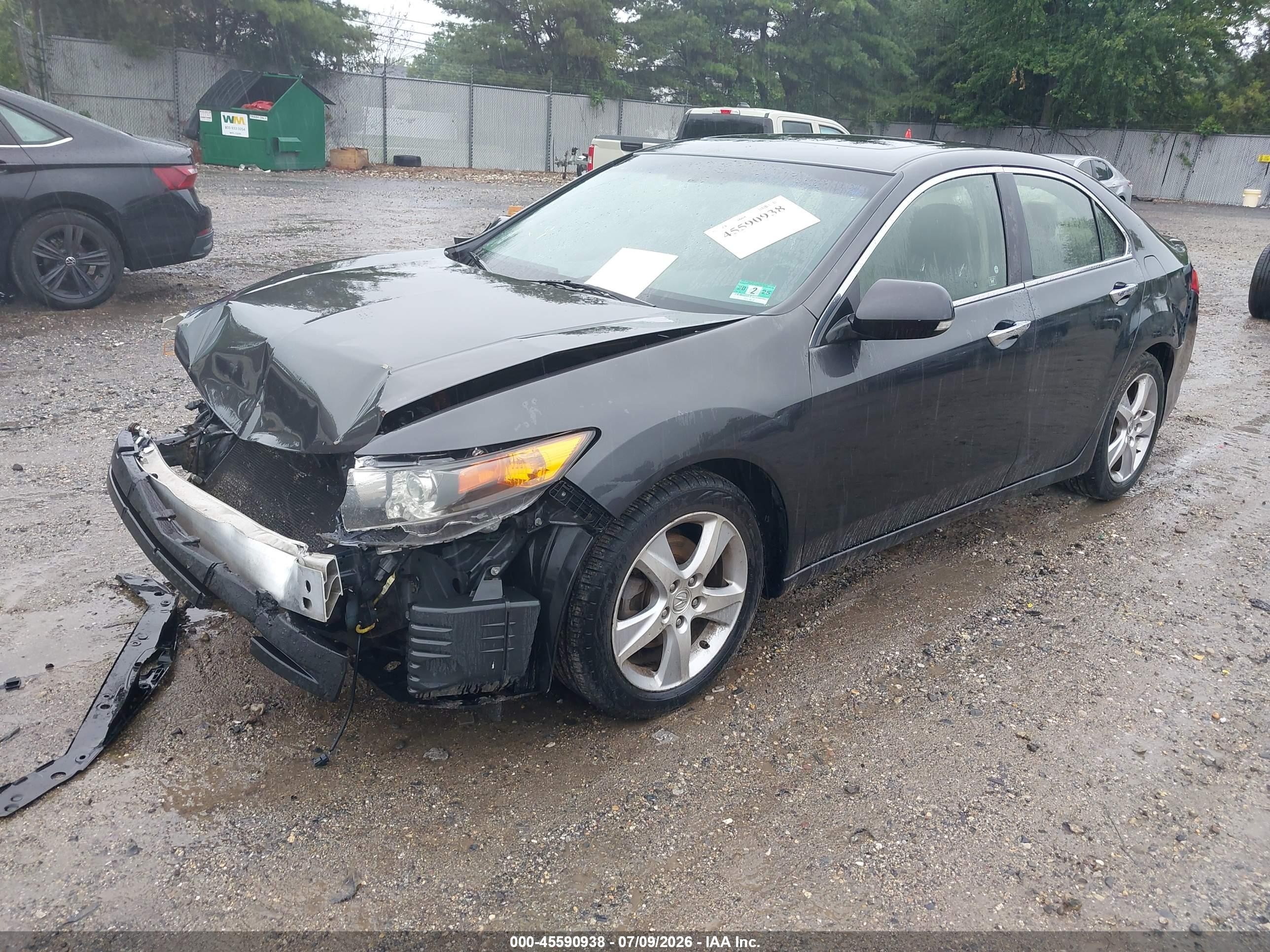 2012 Acura Tsx 2.4 Серый vin: JH4CU2F44CC027694