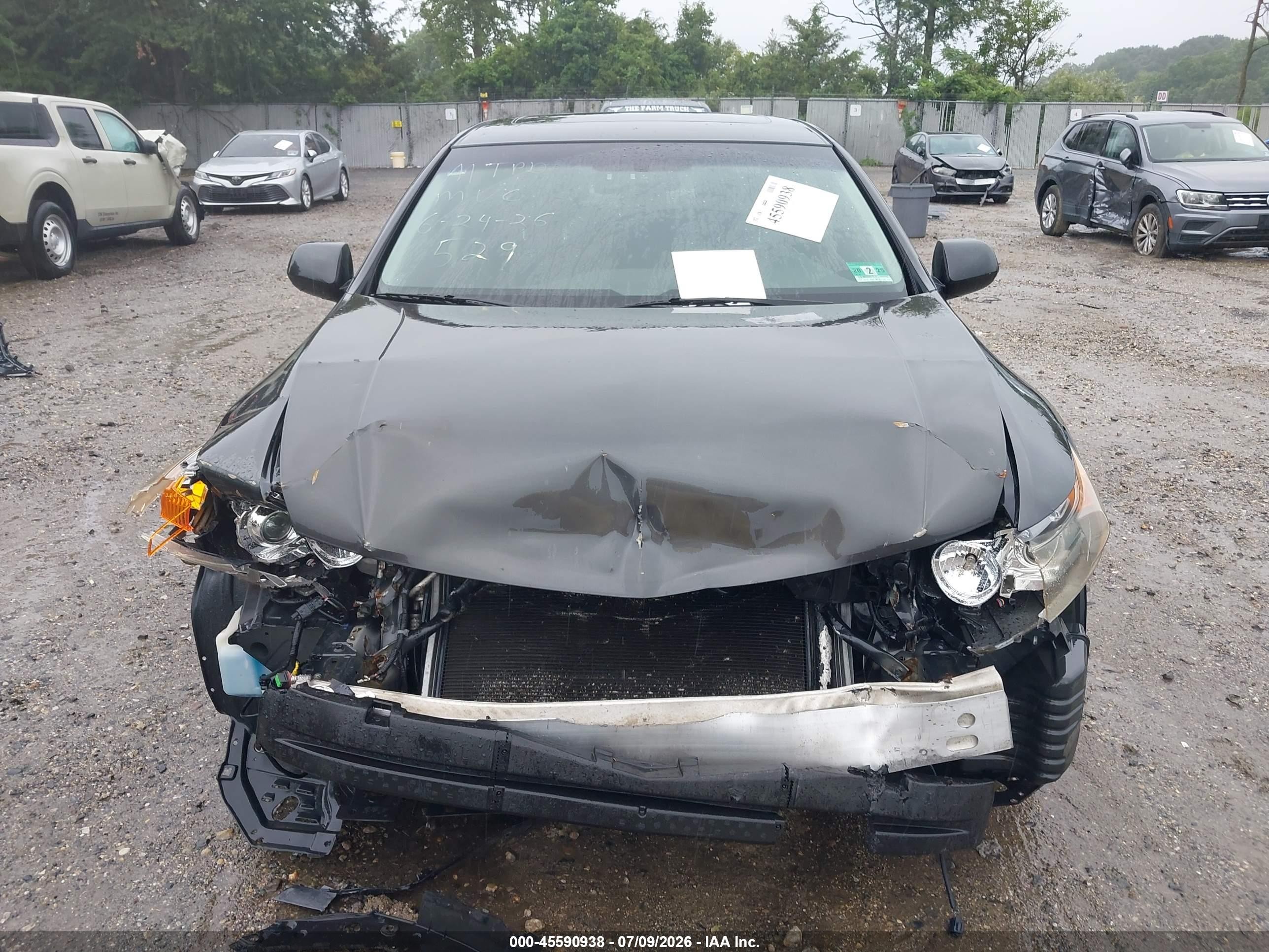 2012 Acura Tsx 2.4 Серый vin: JH4CU2F44CC027694