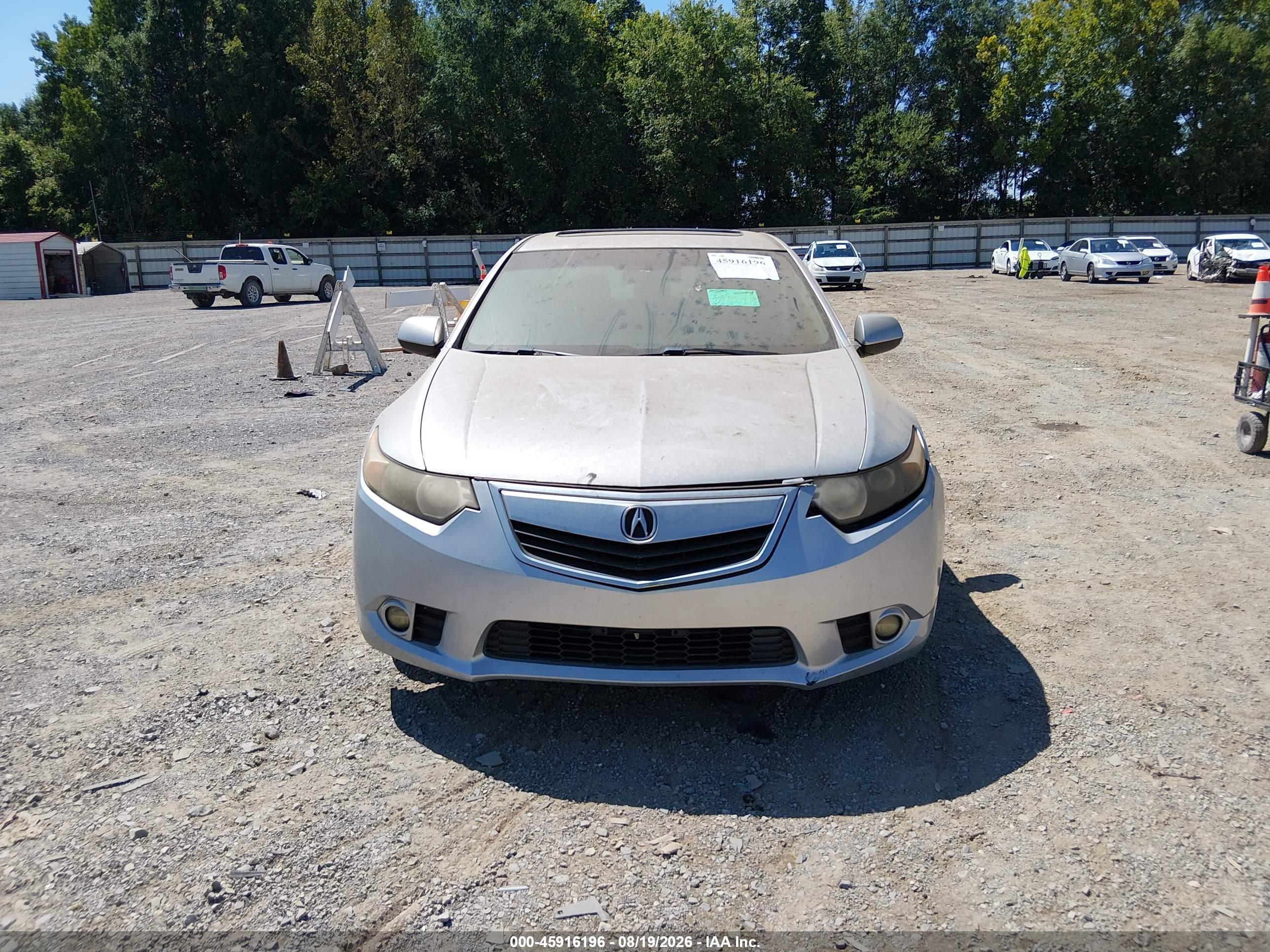 2012 Acura Tsx 2.4 Silver vin: JH4CU2F44CC028490