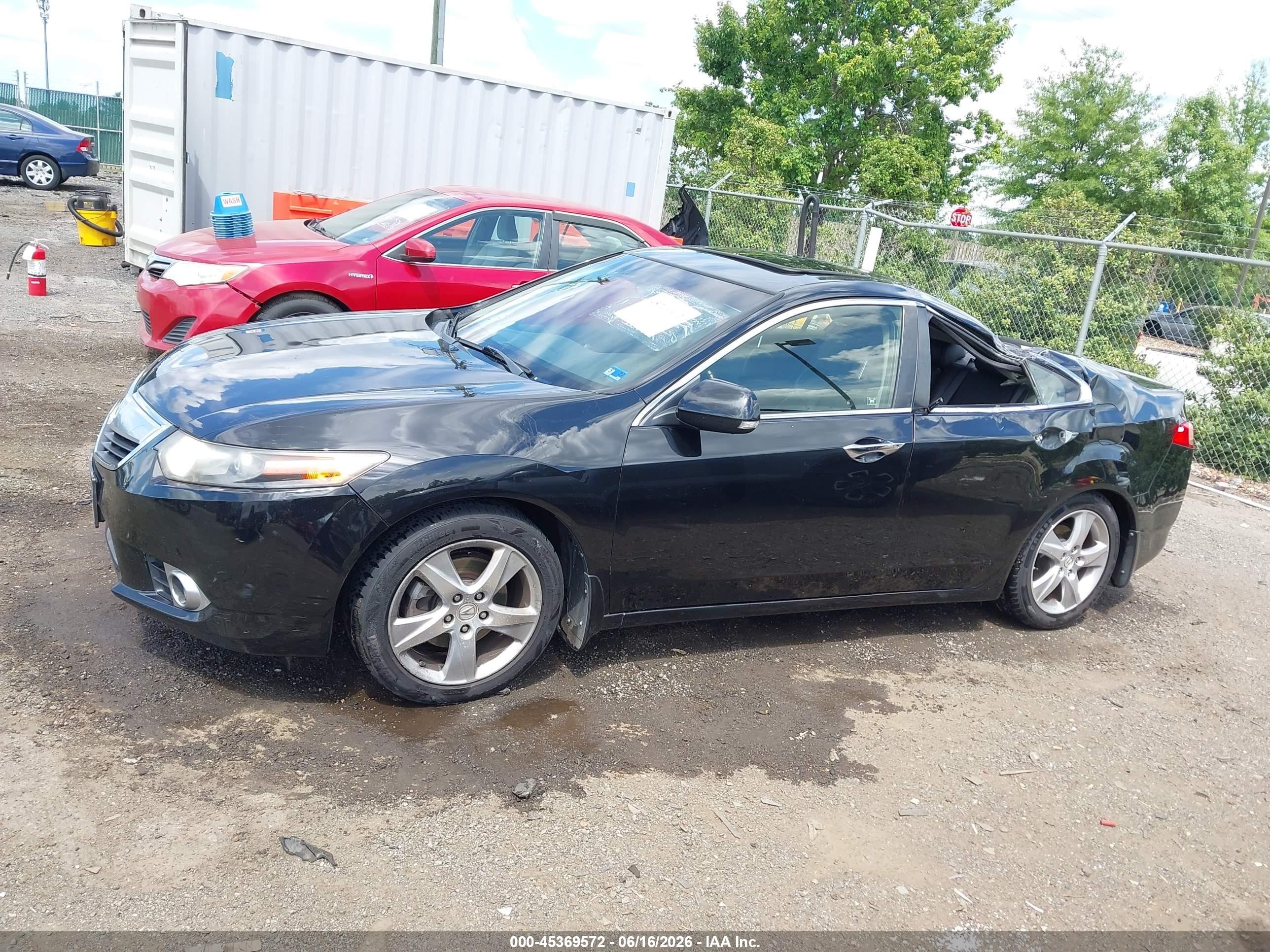 2013 Acura Tsx 2.4 Black vin: JH4CU2F44DC009004