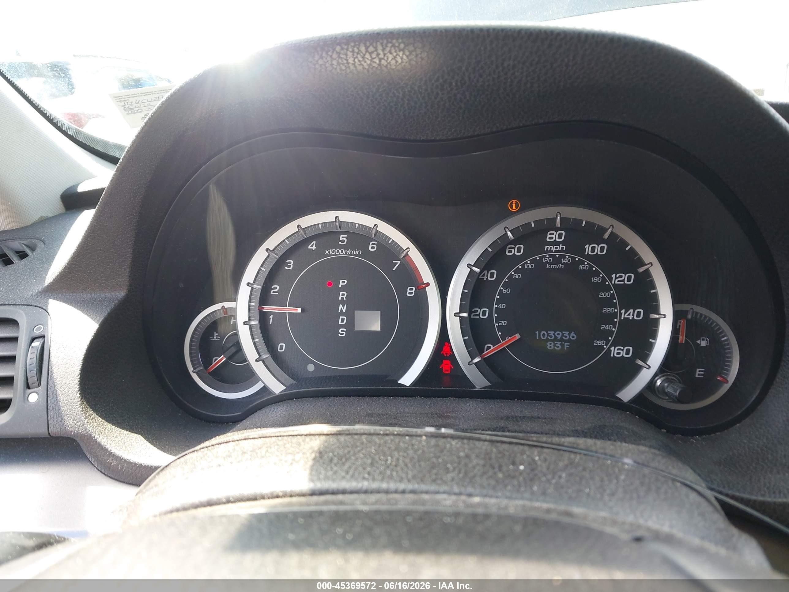 2013 Acura Tsx 2.4 Black vin: JH4CU2F44DC009004