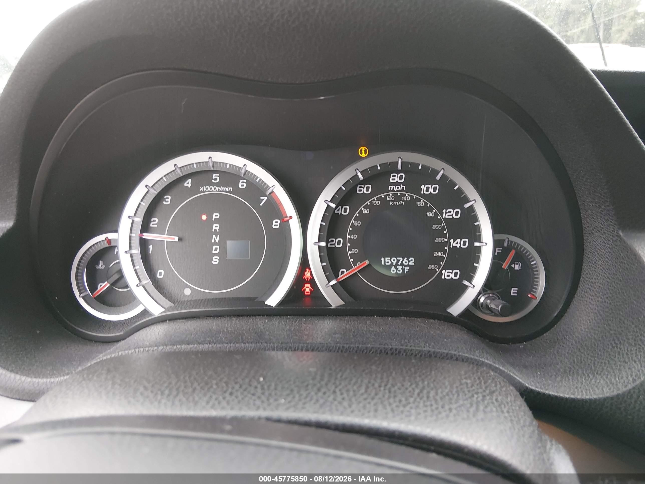 2013 Acura Tsx 2.4 White vin: JH4CU2F44DC009732