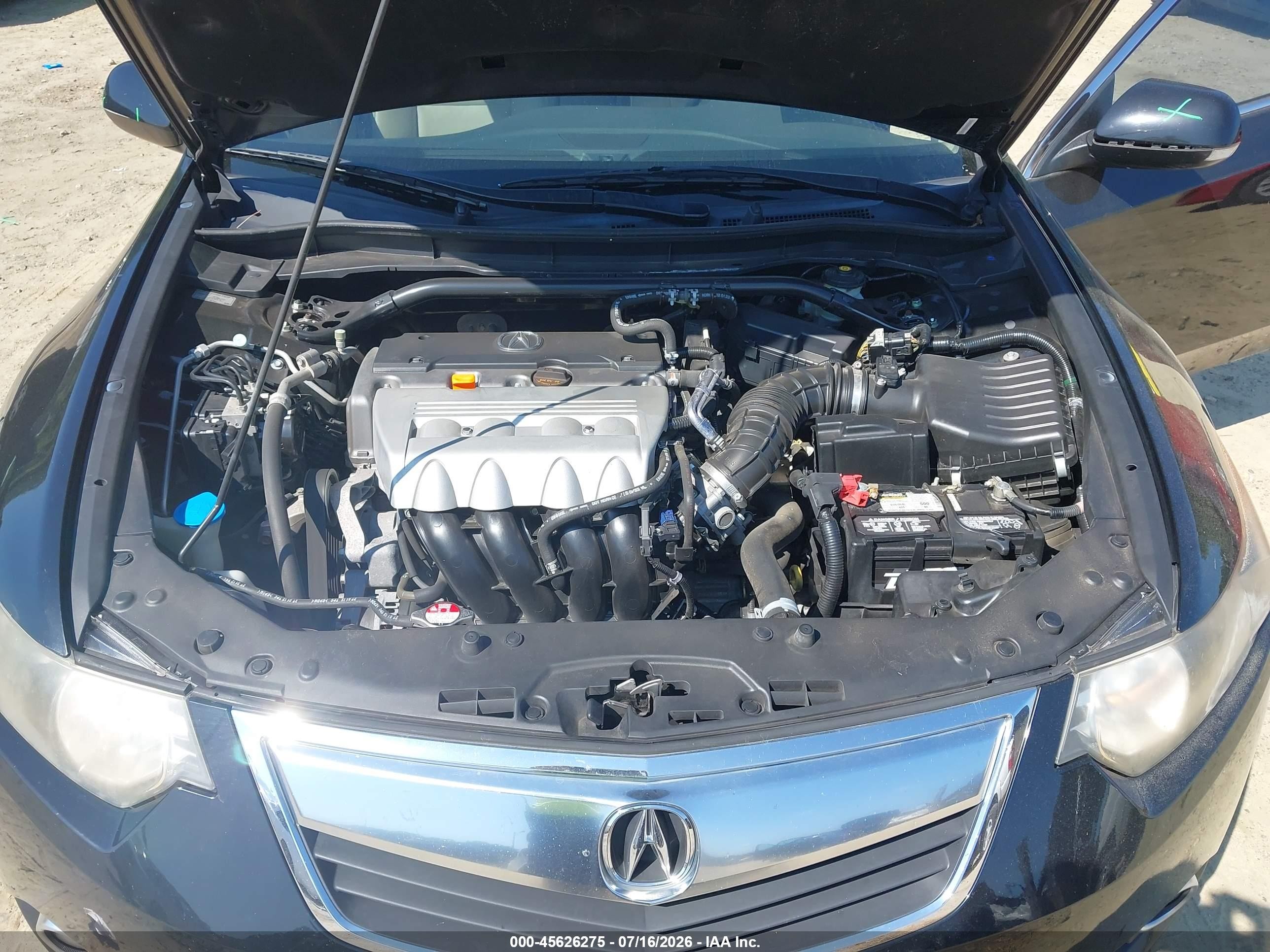 2013 Acura Tsx 2.4 Black vin: JH4CU2F44DC010427