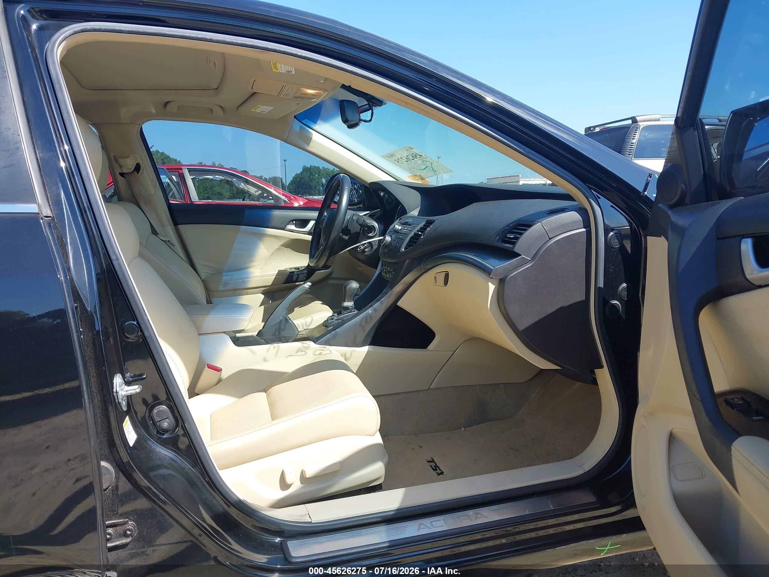 2013 Acura Tsx 2.4 Black vin: JH4CU2F44DC010427