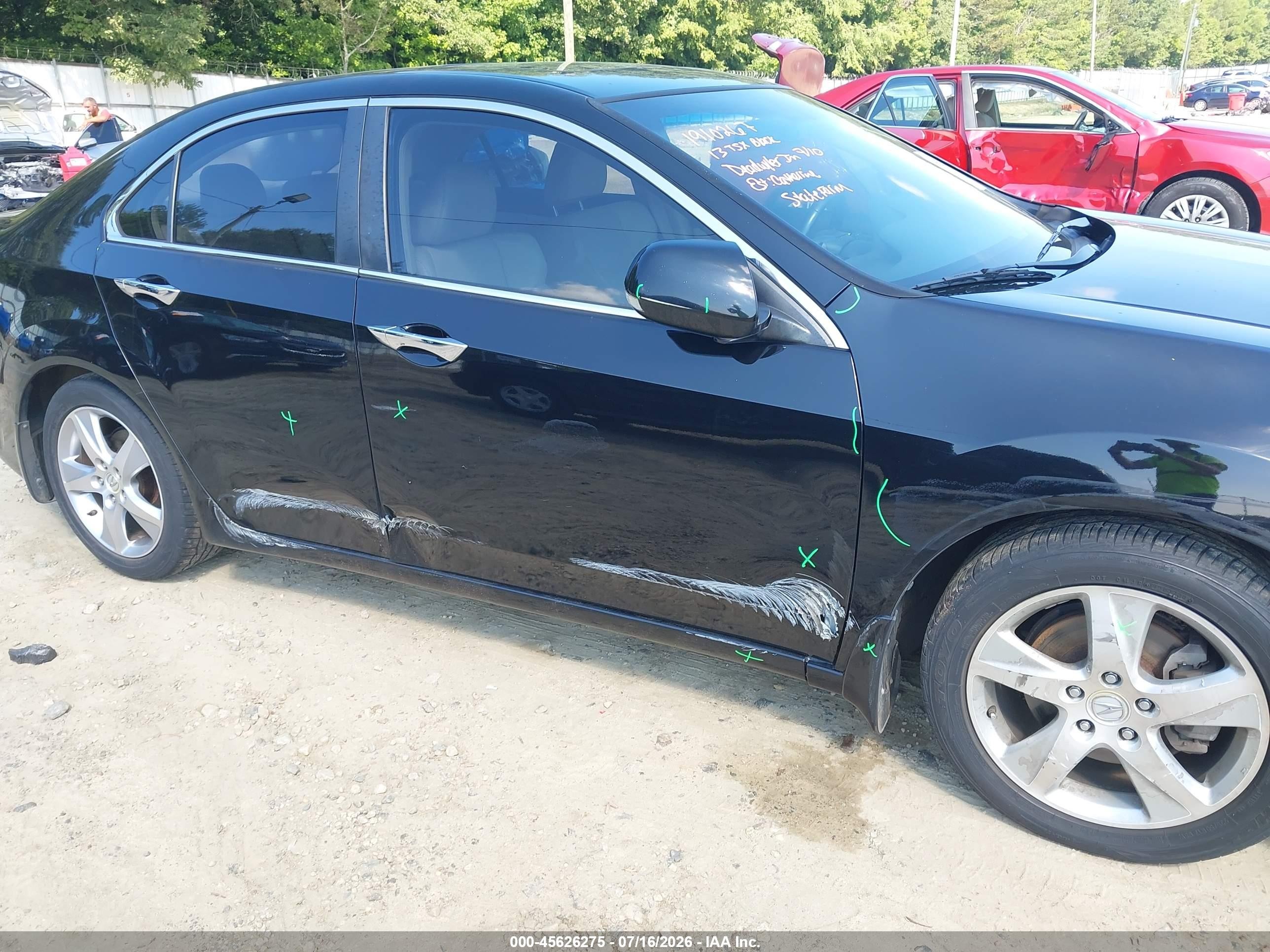 2013 Acura Tsx 2.4 Black vin: JH4CU2F44DC010427