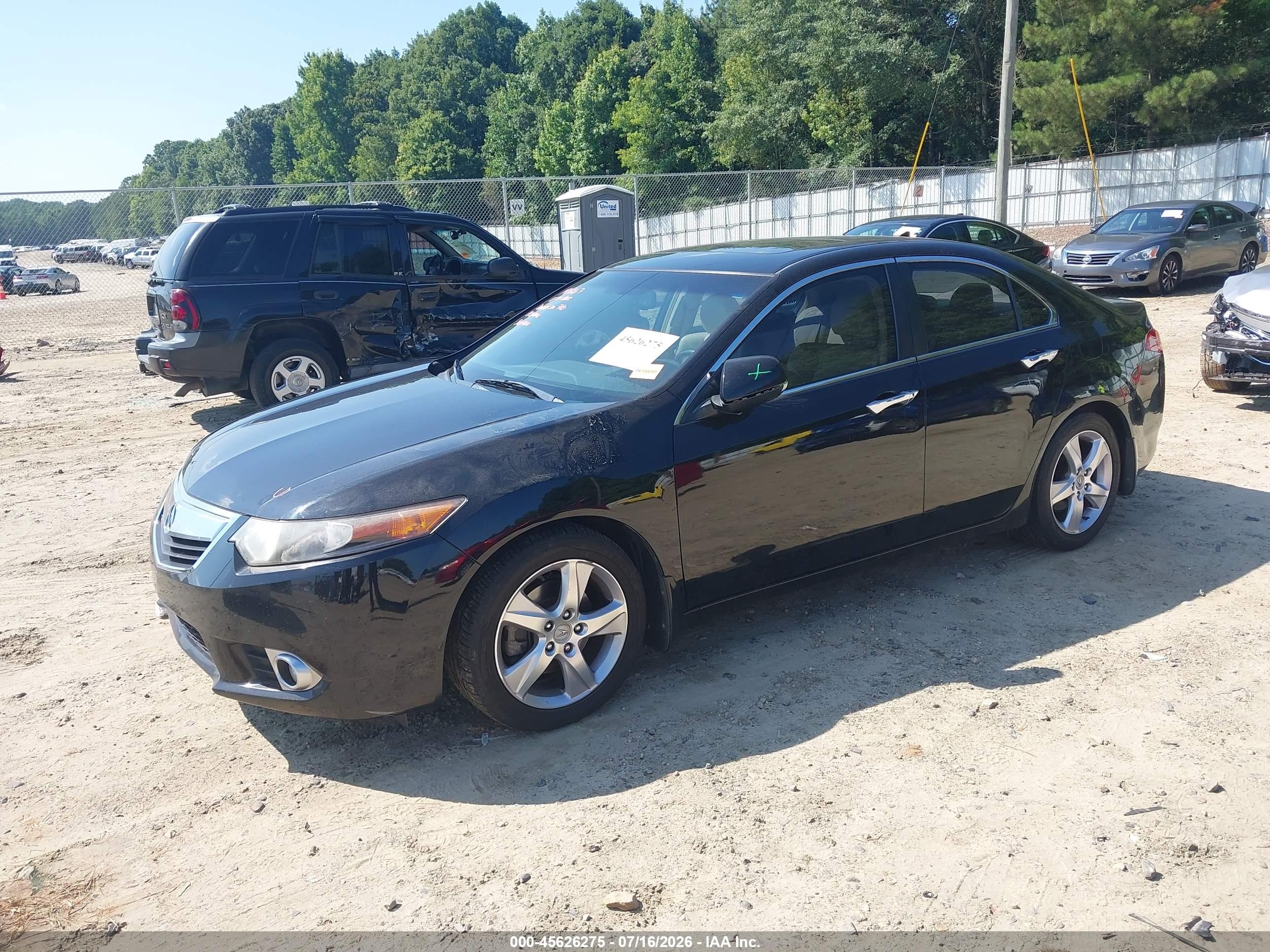 2013 Acura Tsx 2.4 Black vin: JH4CU2F44DC010427