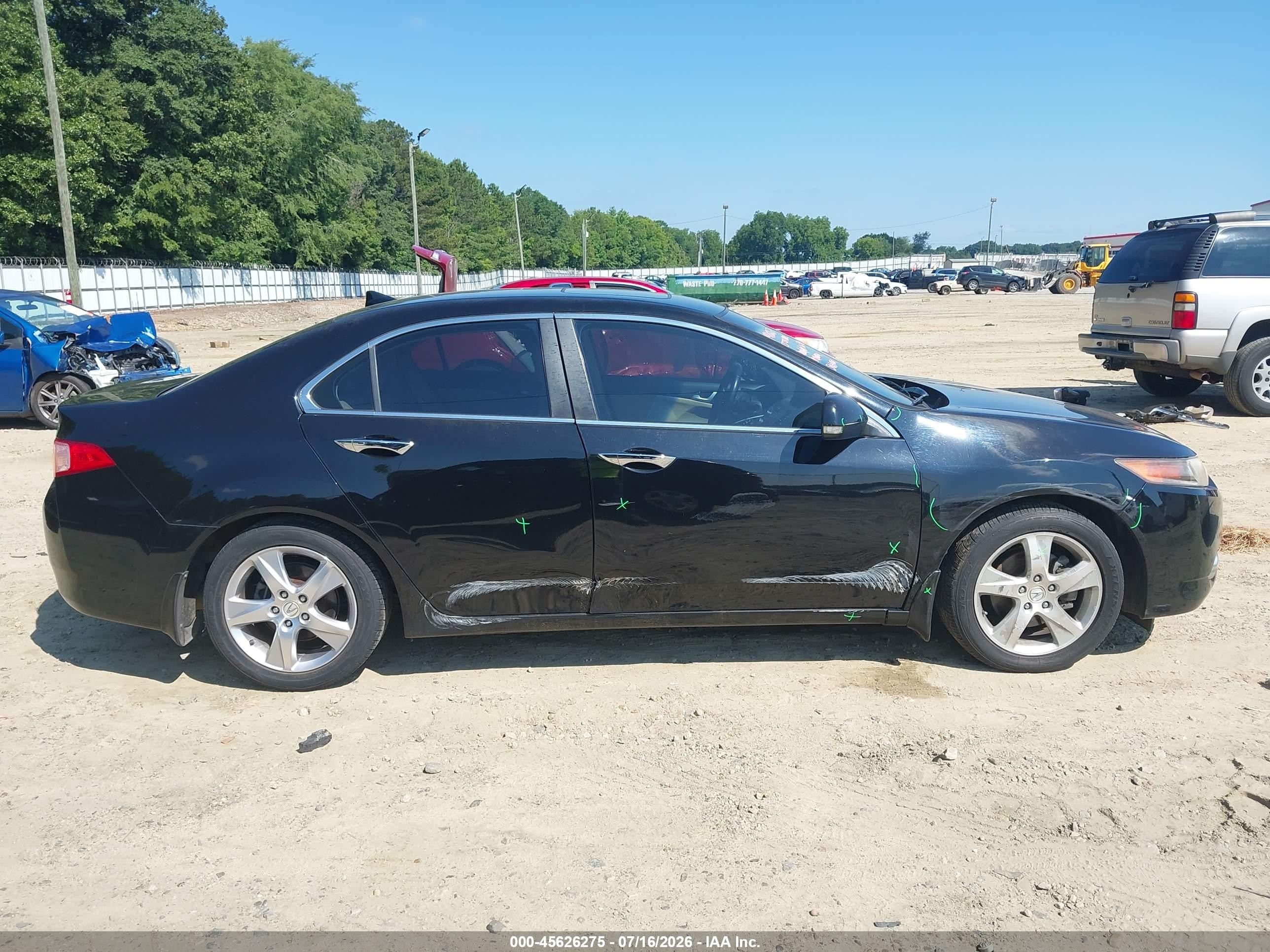 2013 Acura Tsx 2.4 Black vin: JH4CU2F44DC010427