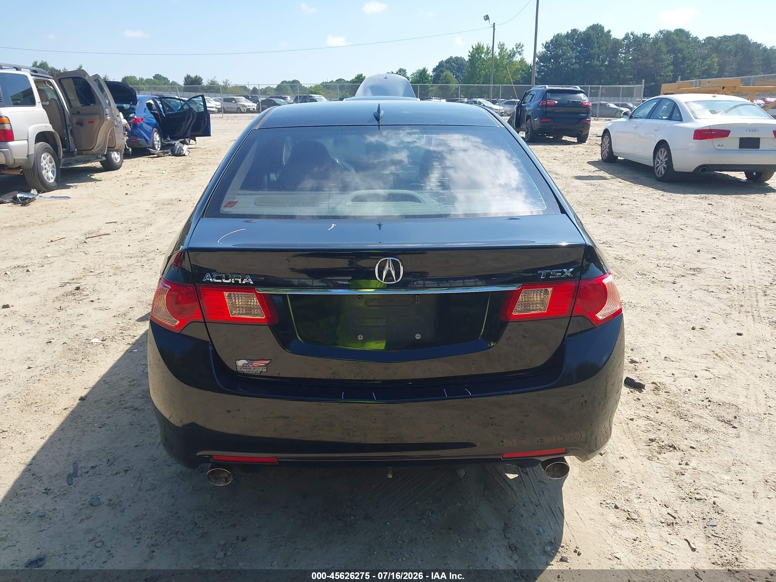 2013 Acura Tsx 2.4 Black vin: JH4CU2F44DC010427