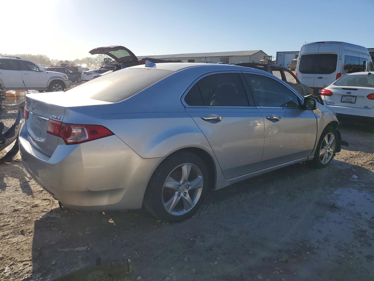 2013 Acura Tsx Silver vin: JH4CU2F44DC011321