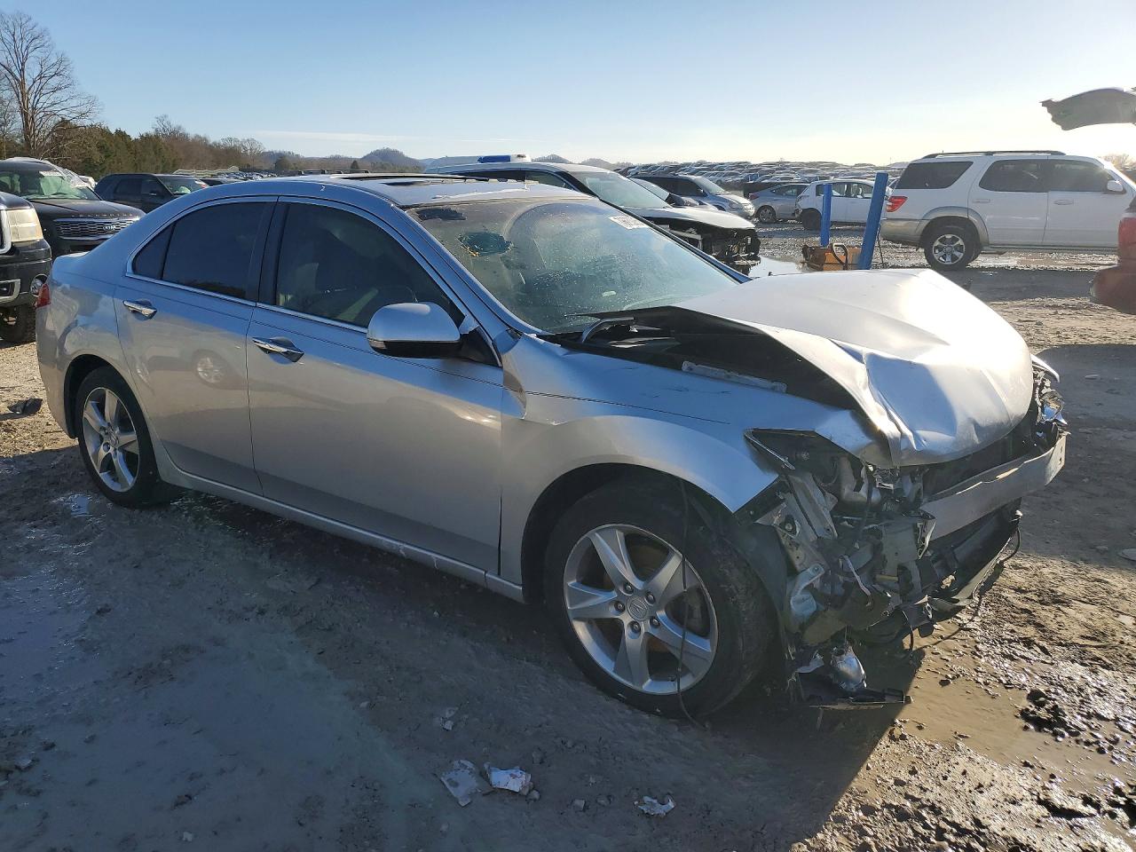 2013 Acura Tsx Silver vin: JH4CU2F44DC011321