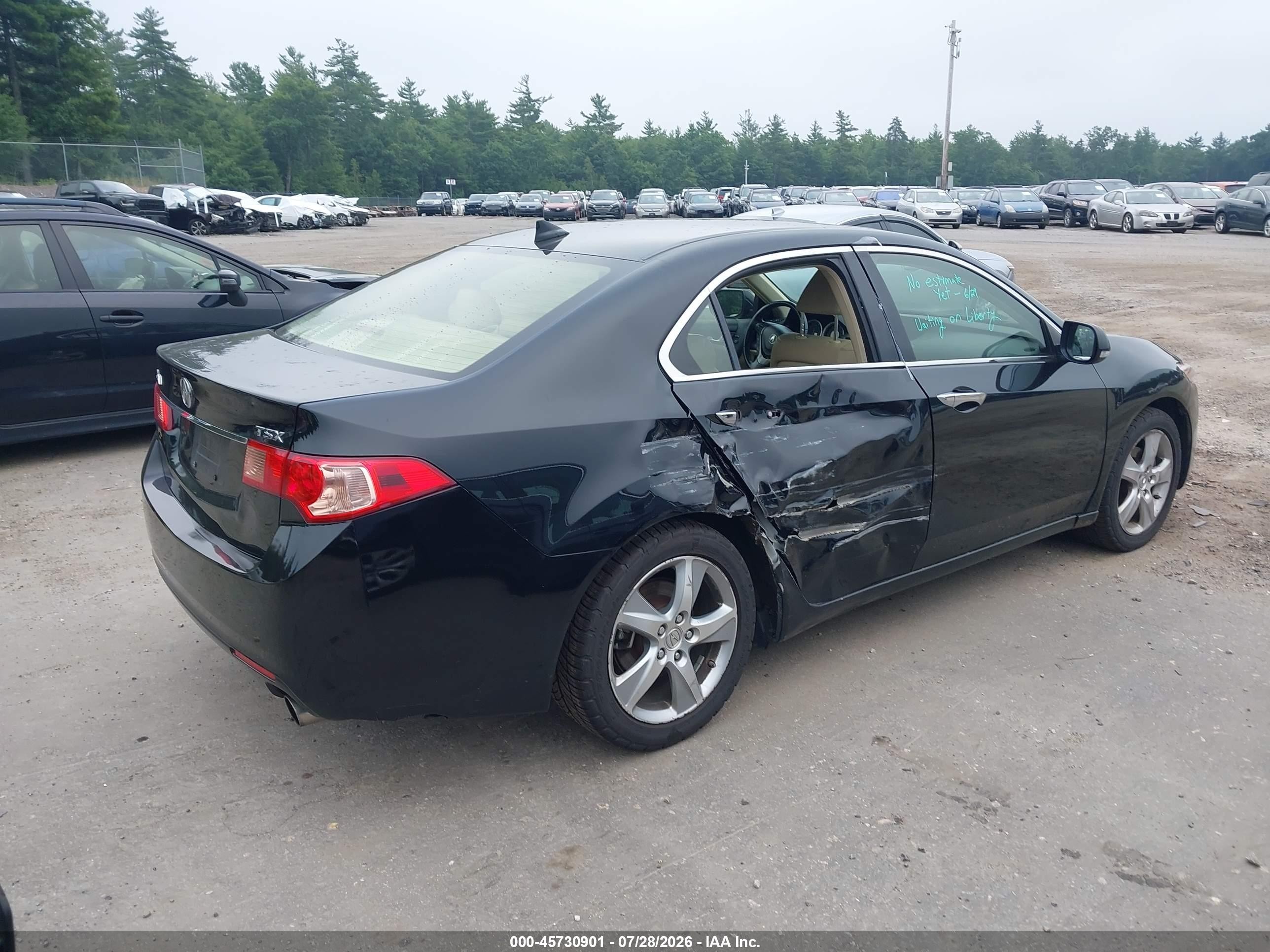2014 Acura Tsx 2.4 Black vin: JH4CU2F44EC001373