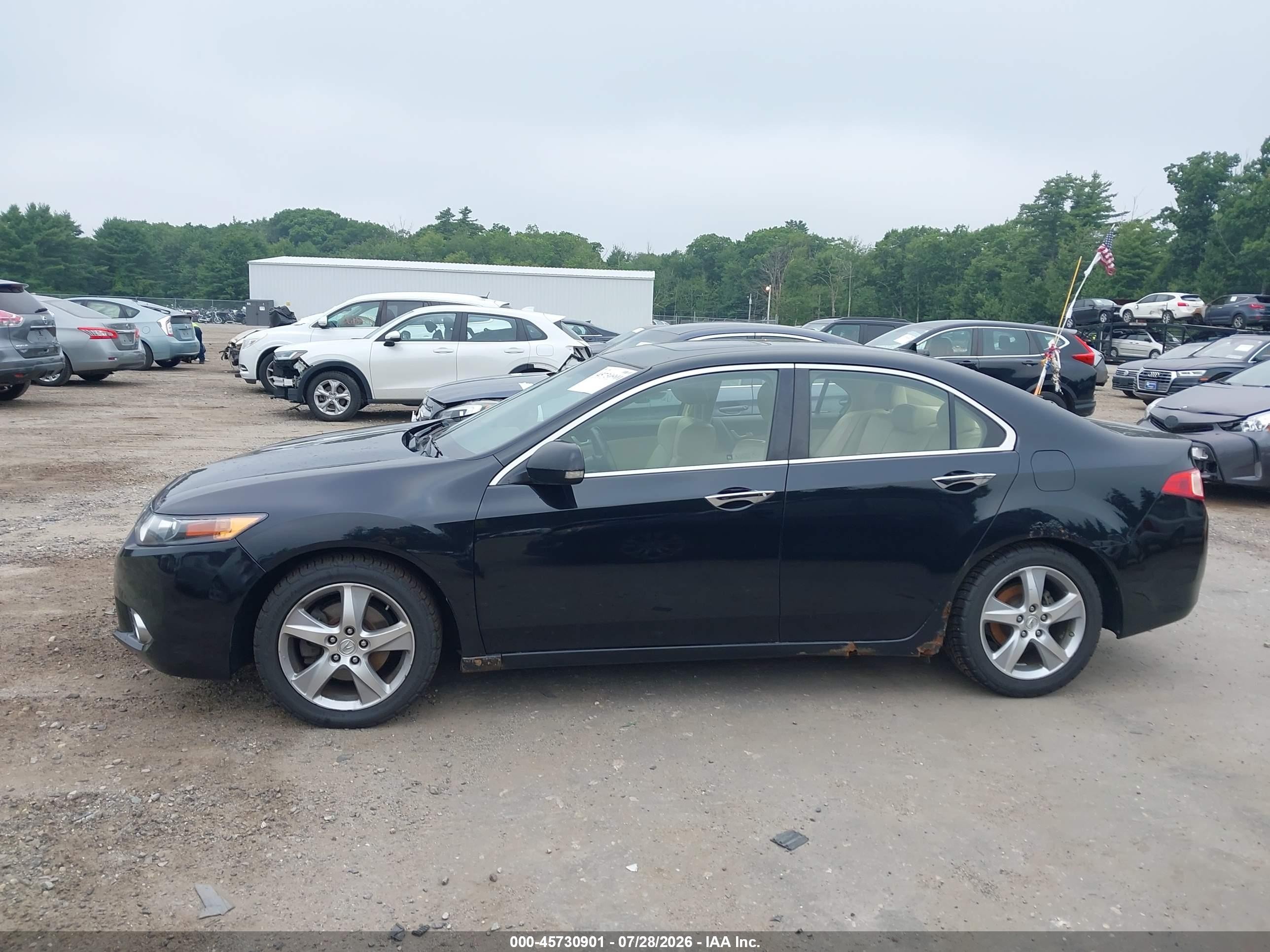 2014 Acura Tsx 2.4 Black vin: JH4CU2F44EC001373