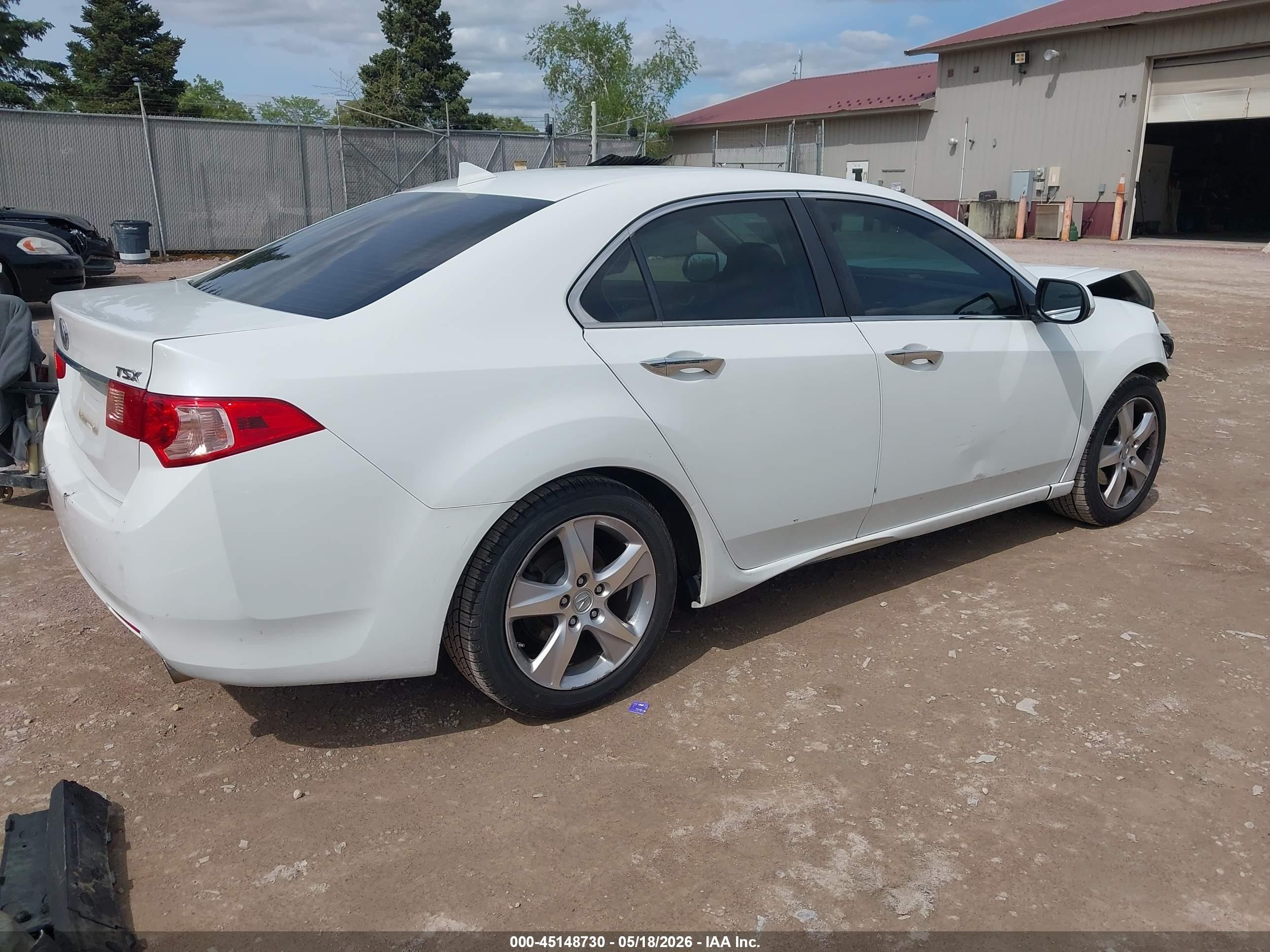 2014 Acura Tsx 2.4 White vin: JH4CU2F44EC001552