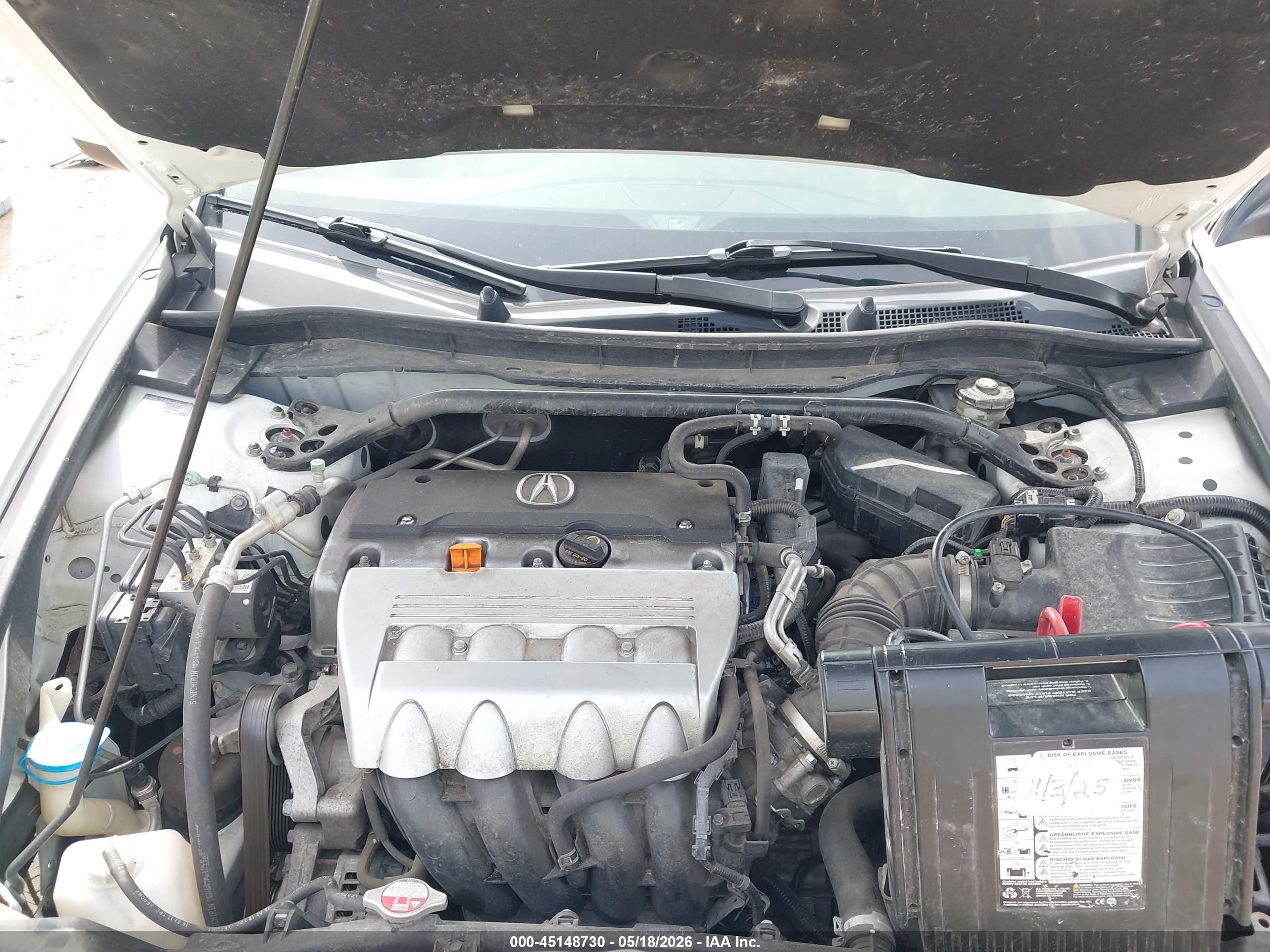 2014 Acura Tsx 2.4 White vin: JH4CU2F44EC001552