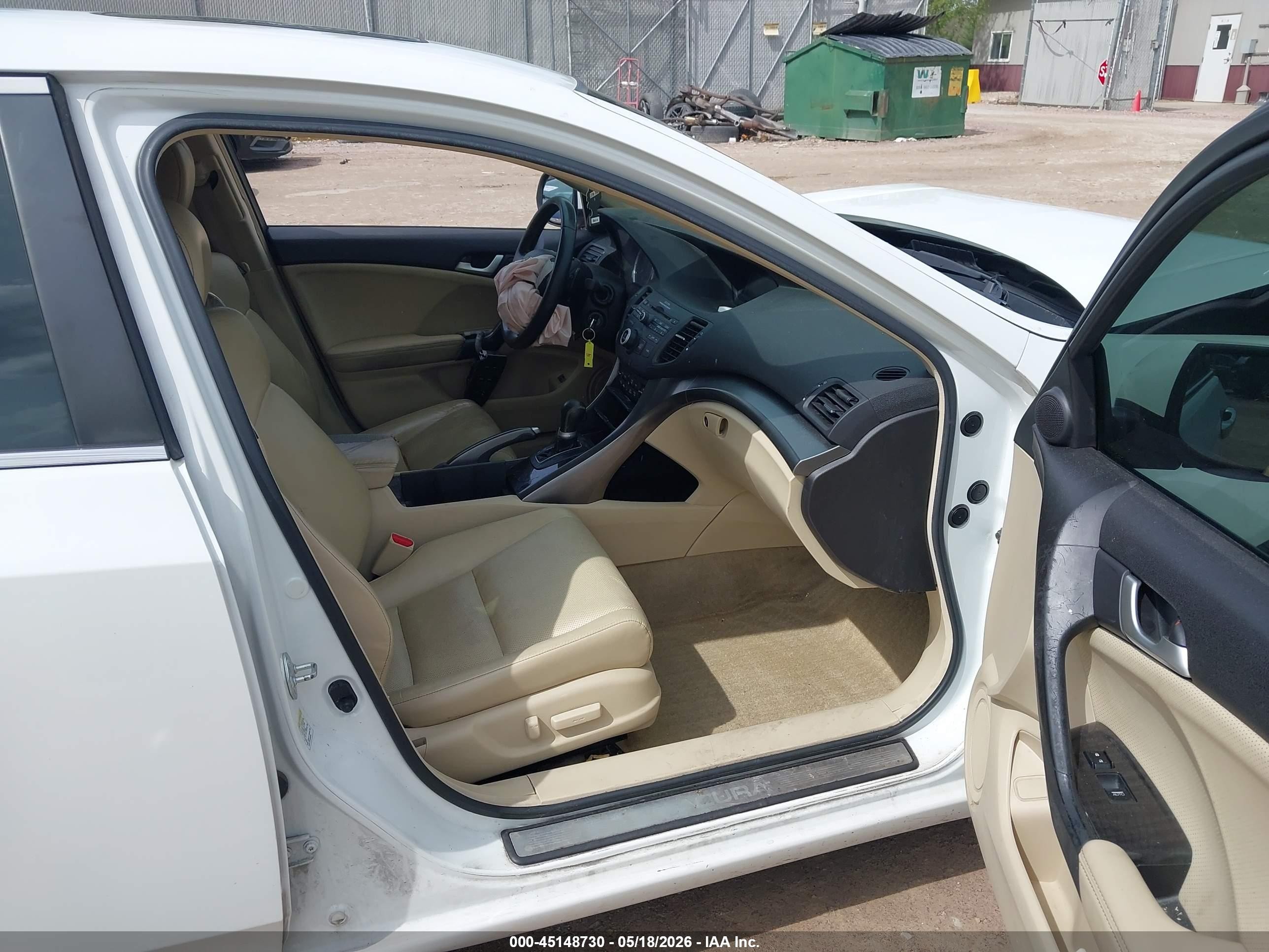 2014 Acura Tsx 2.4 White vin: JH4CU2F44EC001552