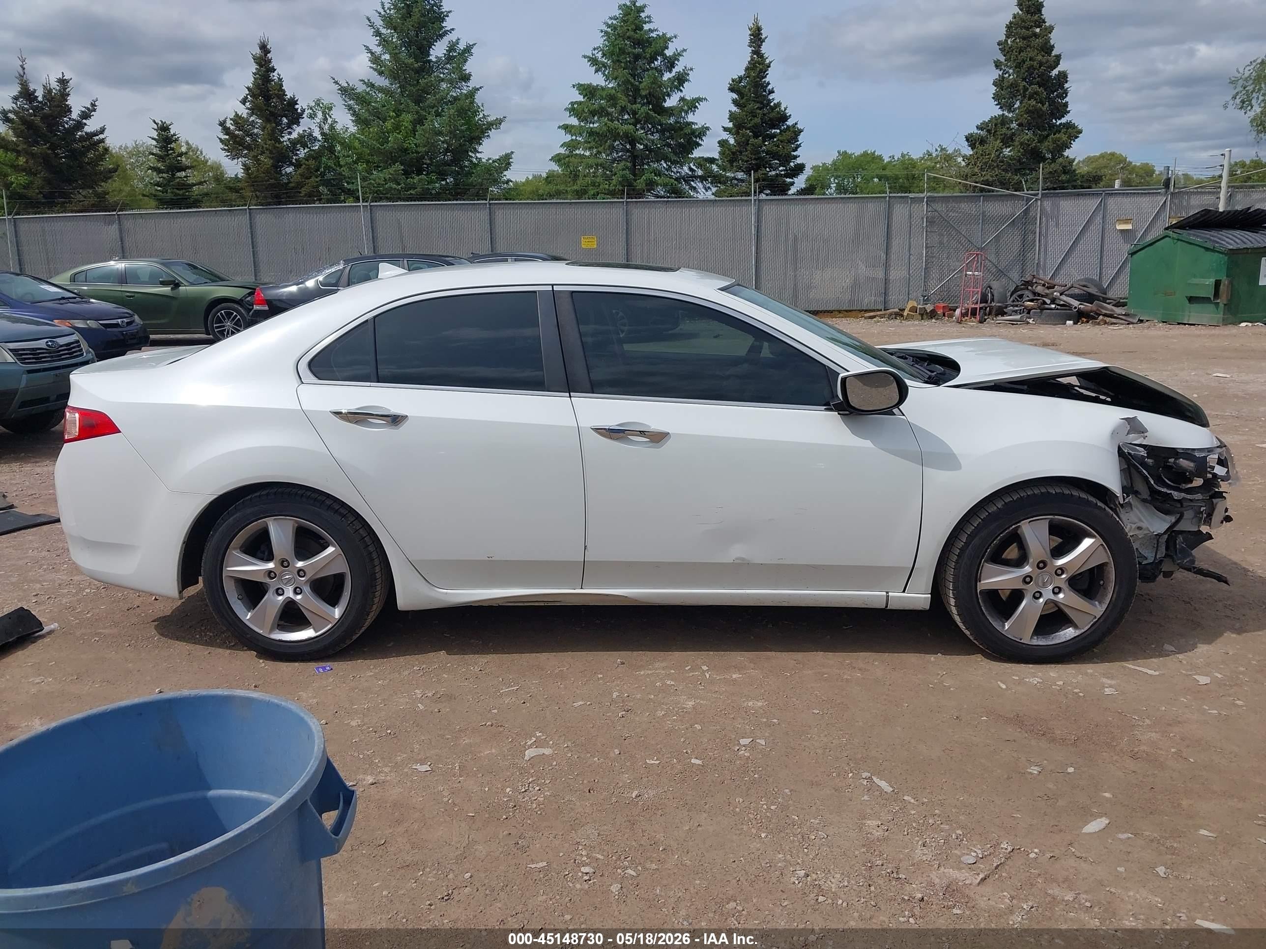 2014 Acura Tsx 2.4 White vin: JH4CU2F44EC001552