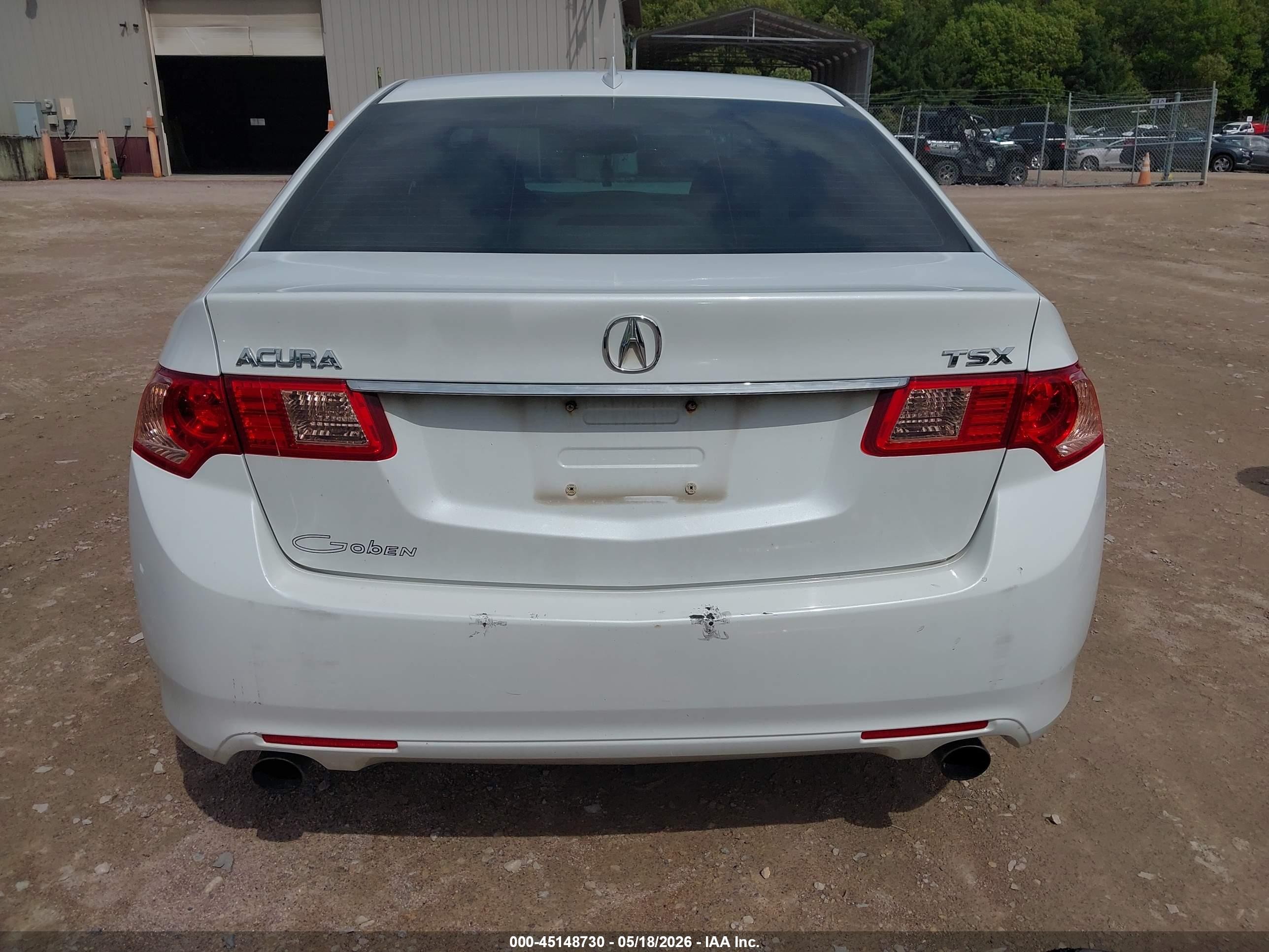 2014 Acura Tsx 2.4 White vin: JH4CU2F44EC001552